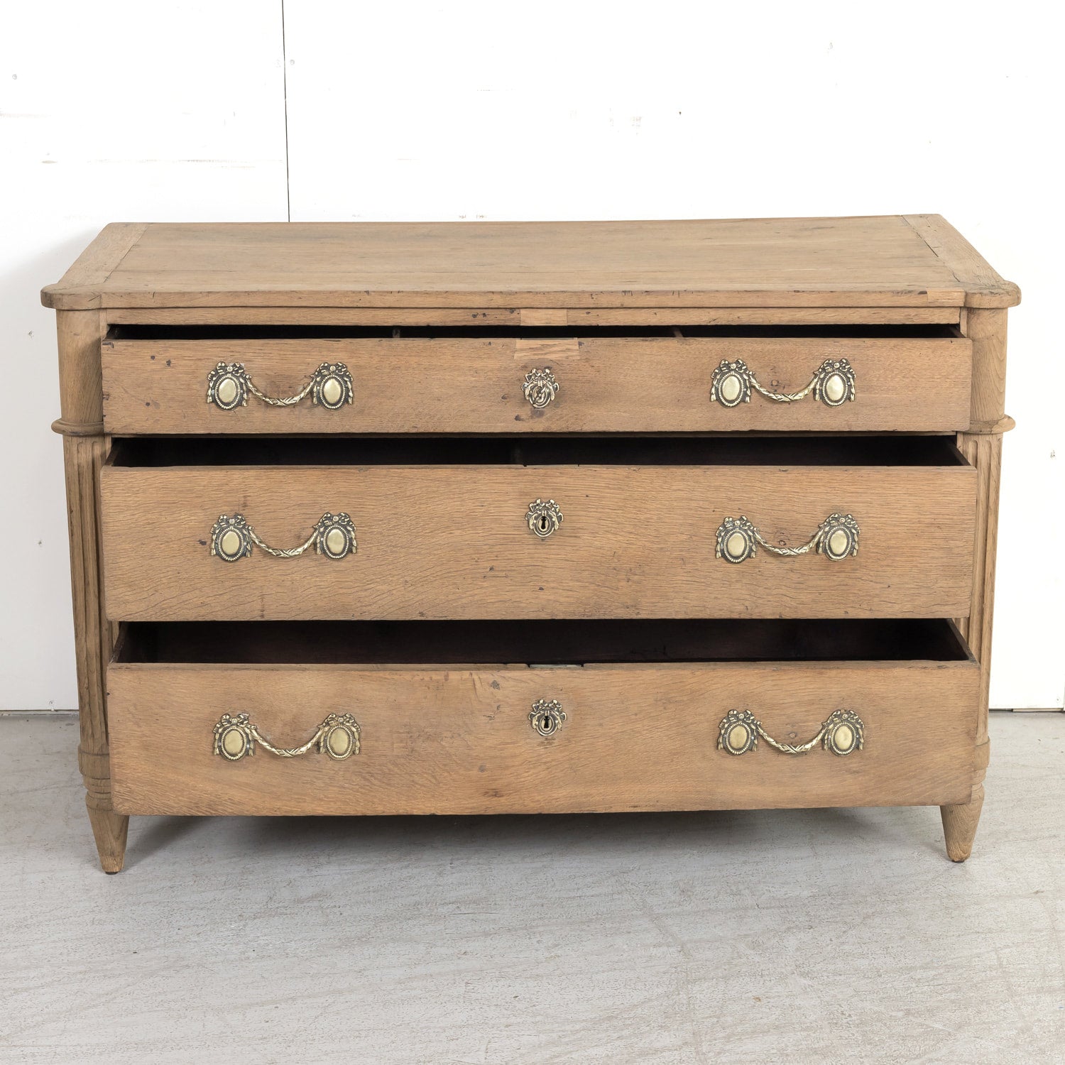 SOLD RT 19th Century Louis XVI Oak Commode