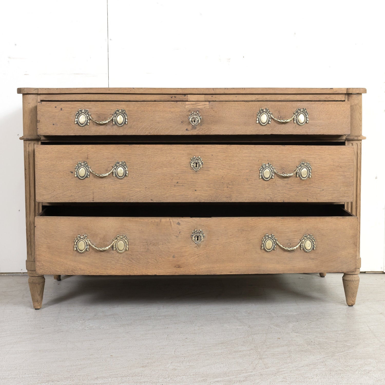 SOLD RT 19th Century Louis XVI Oak Commode