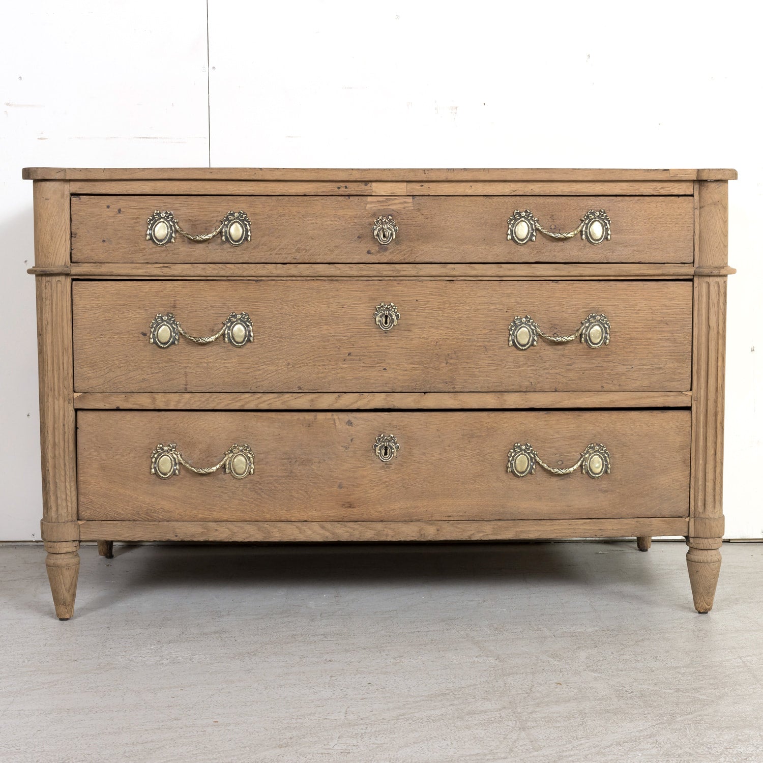 SOLD RT 19th Century Louis XVI Oak Commode