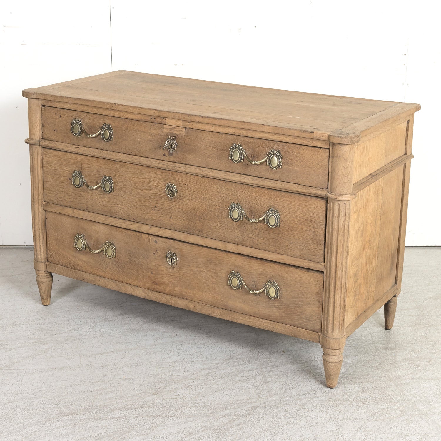 SOLD RT 19th Century Louis XVI Oak Commode