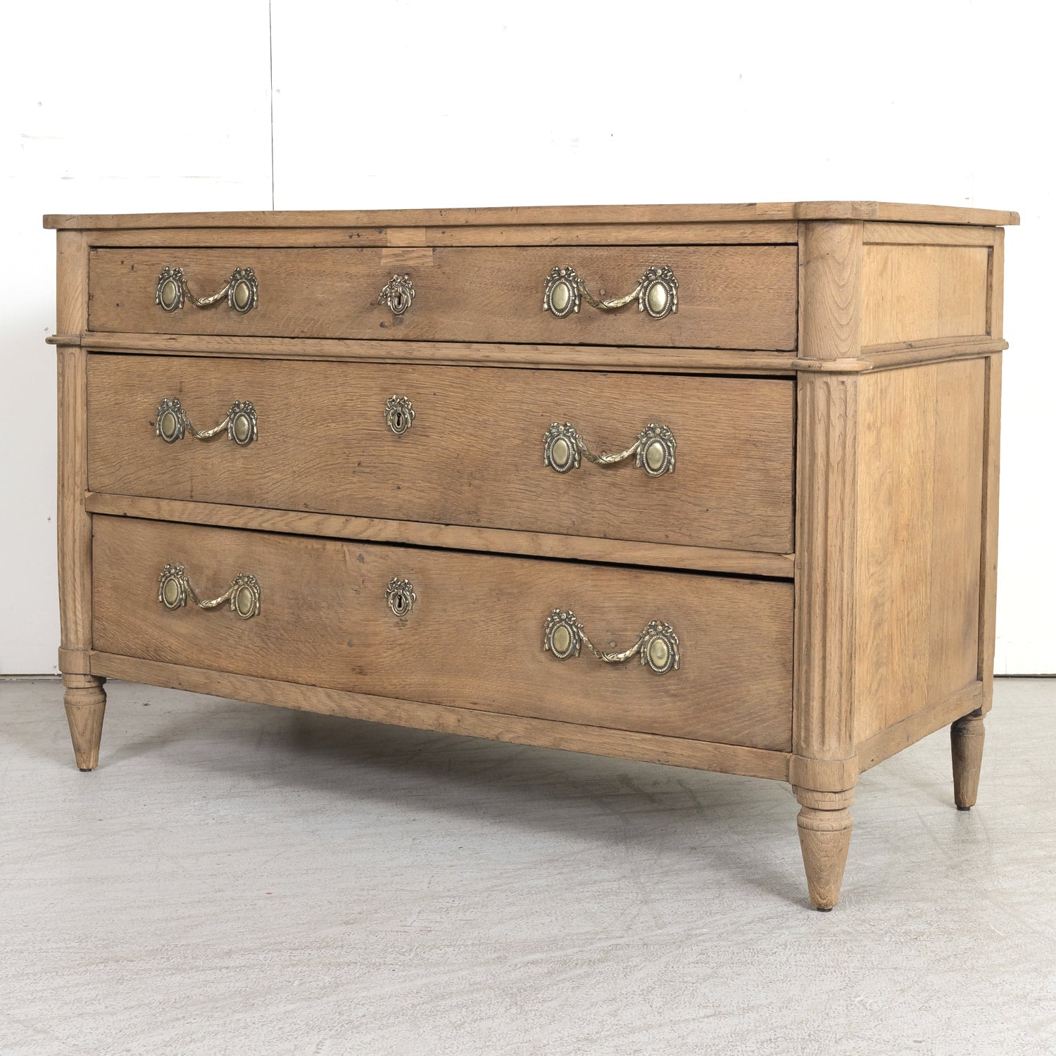 SOLD RT 19th Century Louis XVI Oak Commode