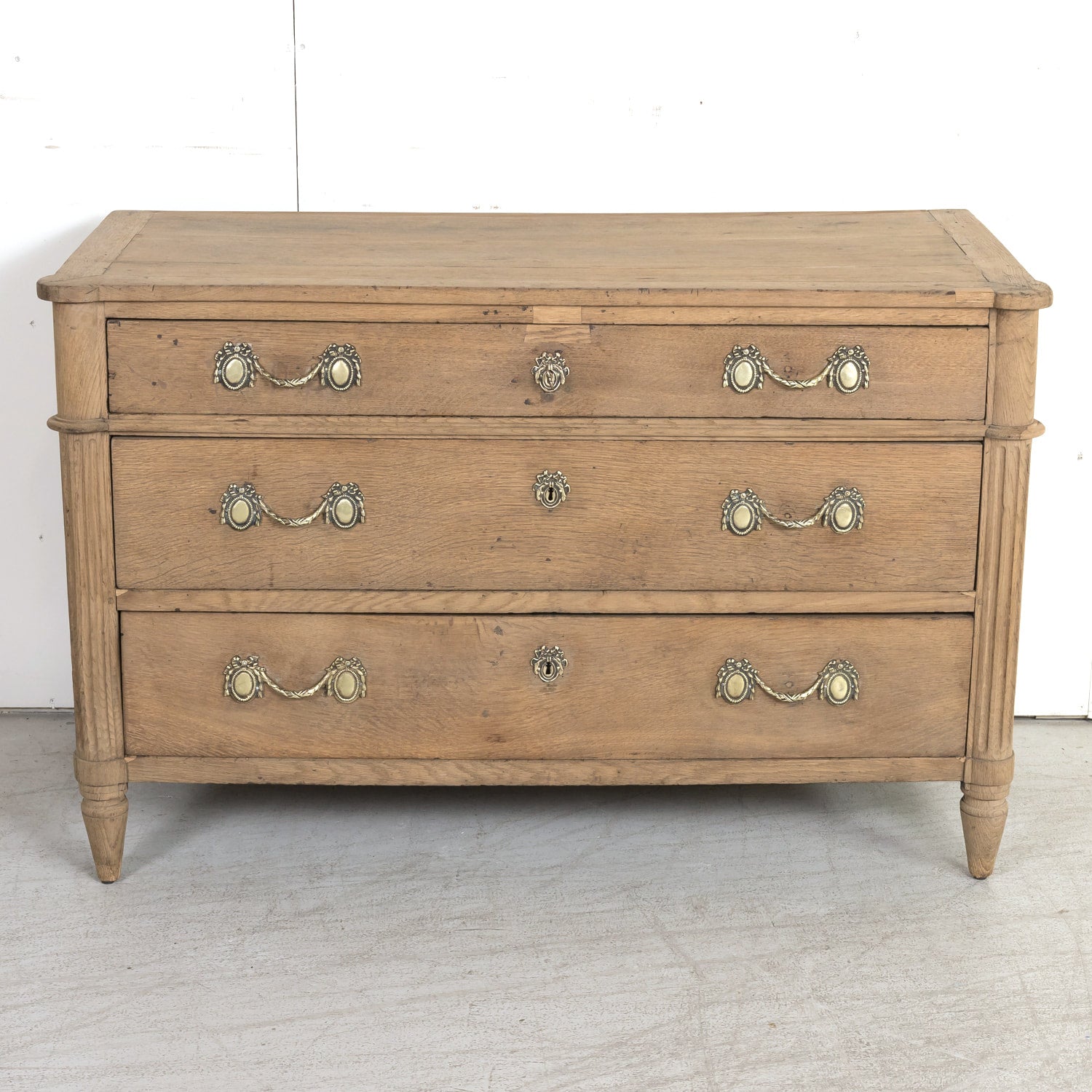 SOLD RT 19th Century Louis XVI Oak Commode