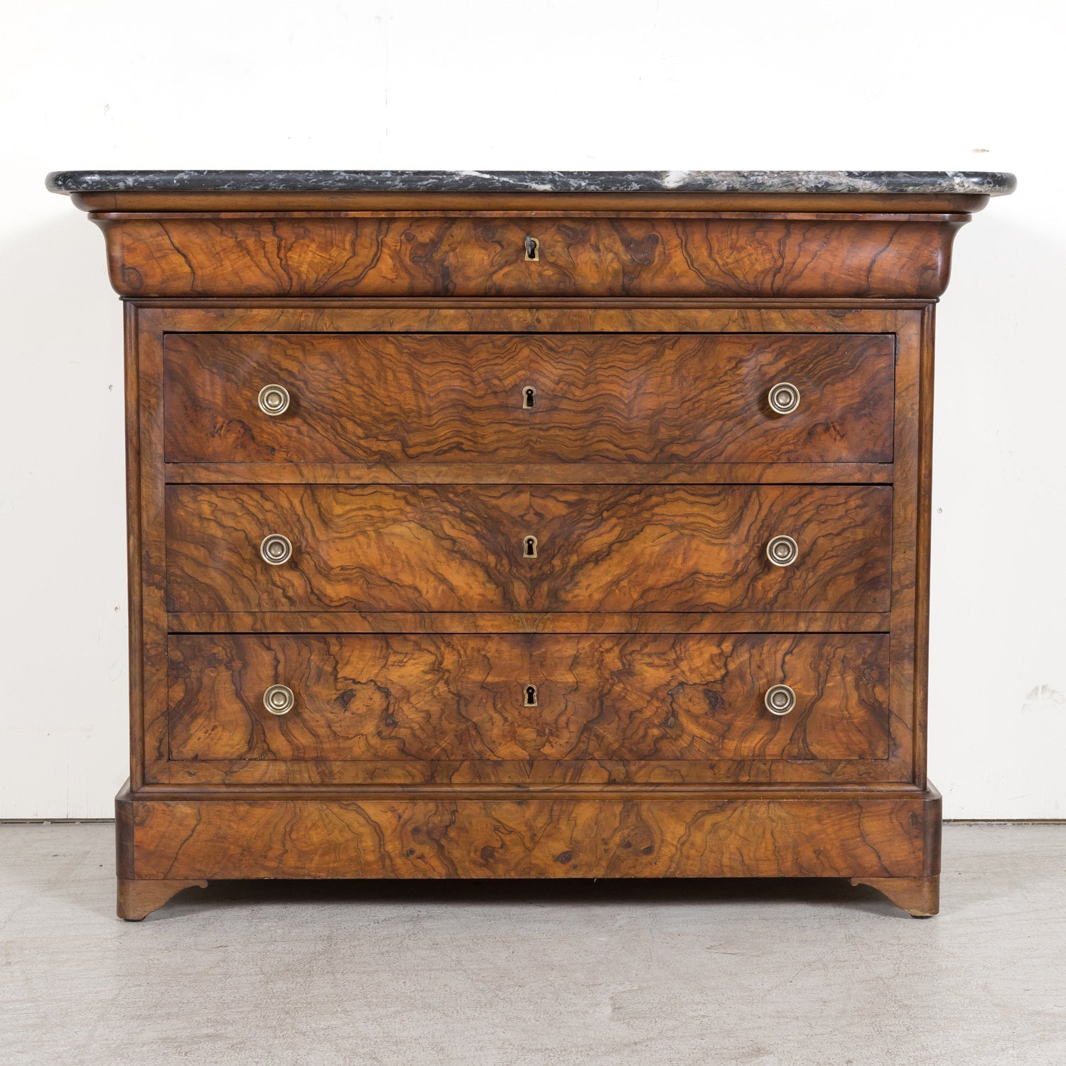 SOLD RT LPH Burl Walnut Chest