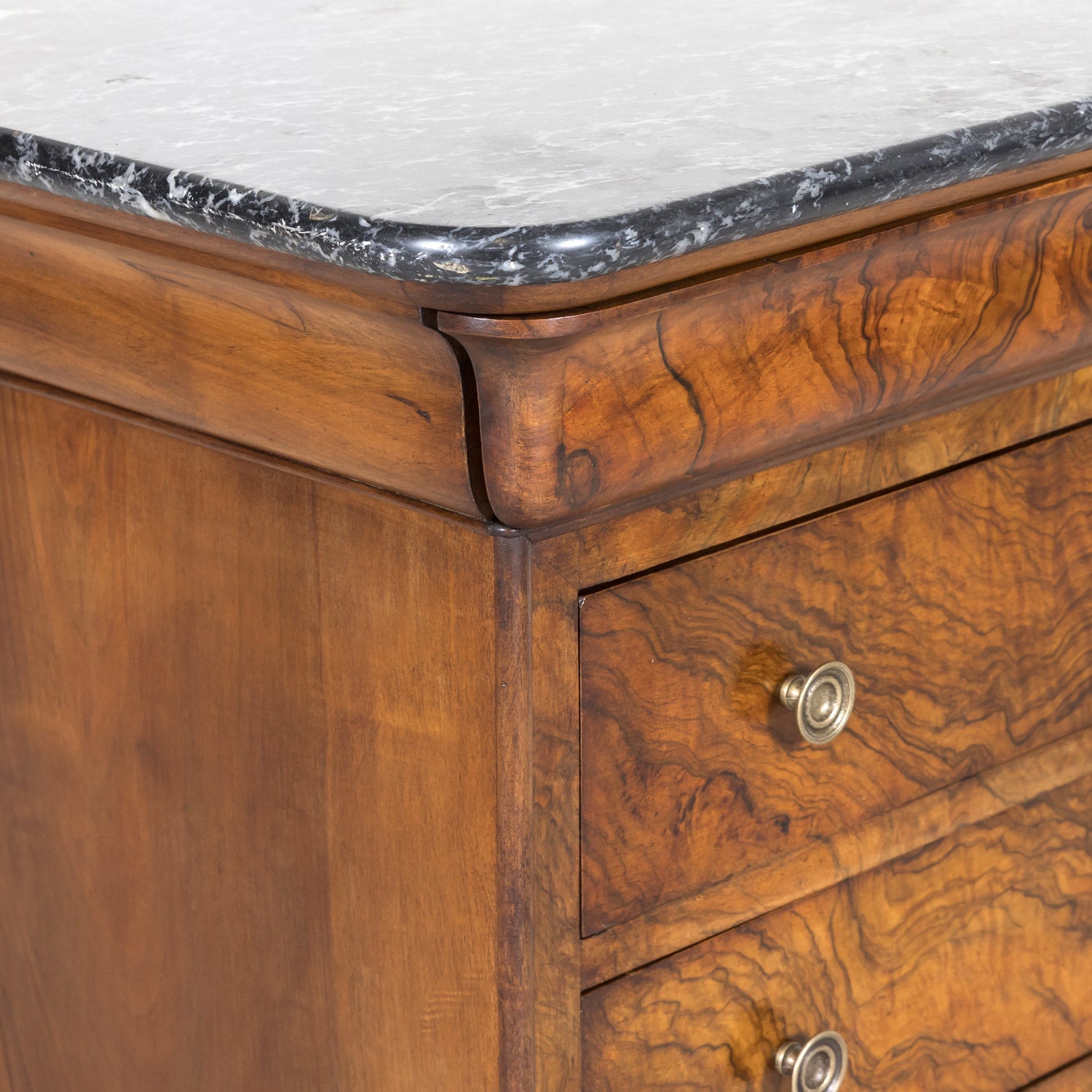 SOLD RT LPH Burl Walnut Chest