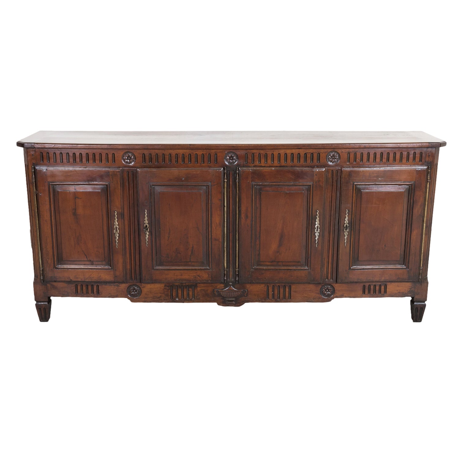 18th Century French Louis XVI Period Cherry Lyonnaise Enfilade Buffet