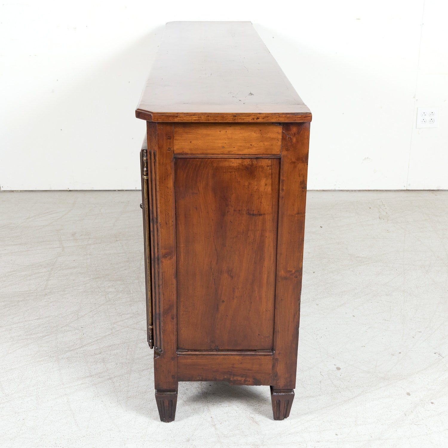 18th Century French Louis XVI Period Cherry Lyonnaise Enfilade Buffet