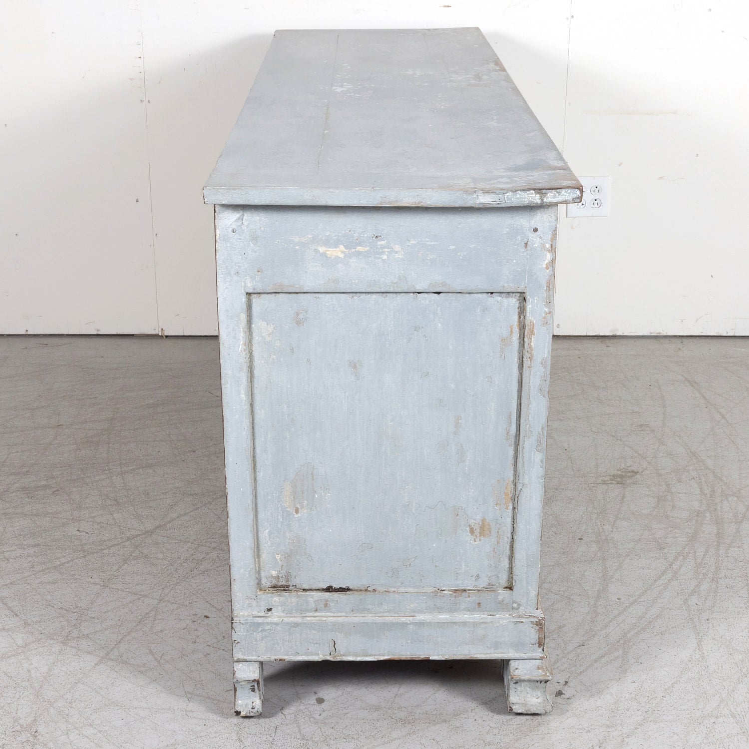 19th Century French Louis Philippe Period Painted Enfilade Buffet