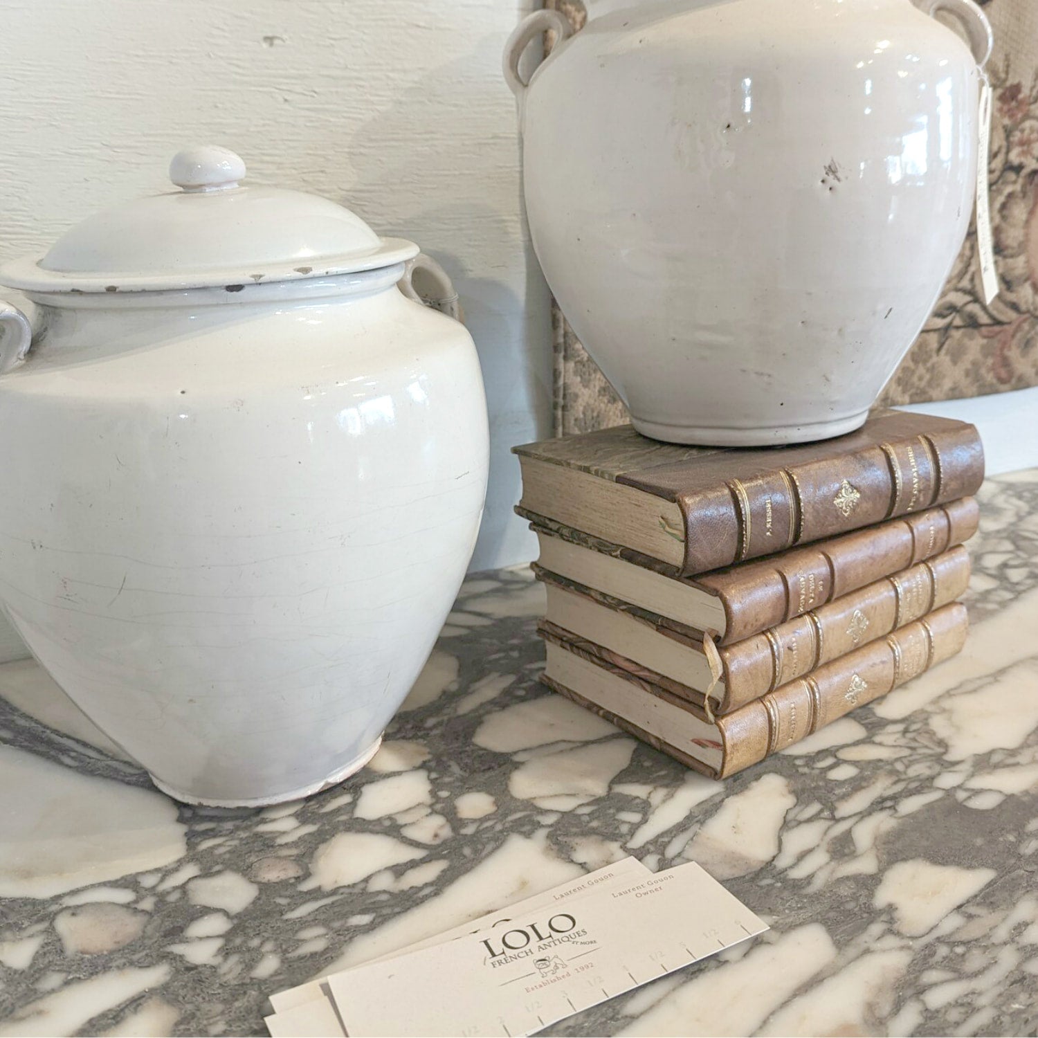 Fine 19th Century French Regence Style Painted Console with Calacatta Marble Top