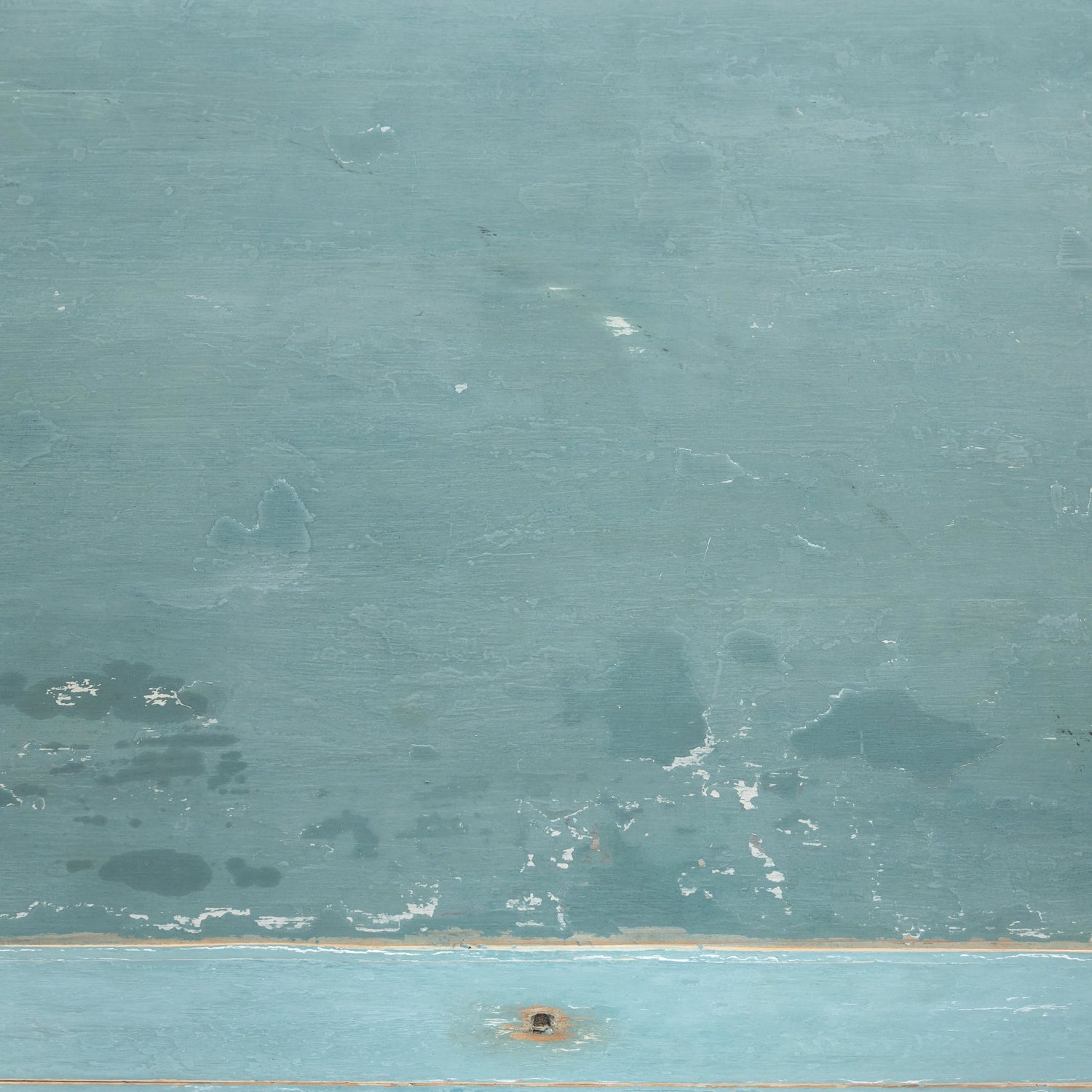 Pair of Late 19th Century French Louis XVI Style Aqua or Teal Painted Three-Drawer Commodes