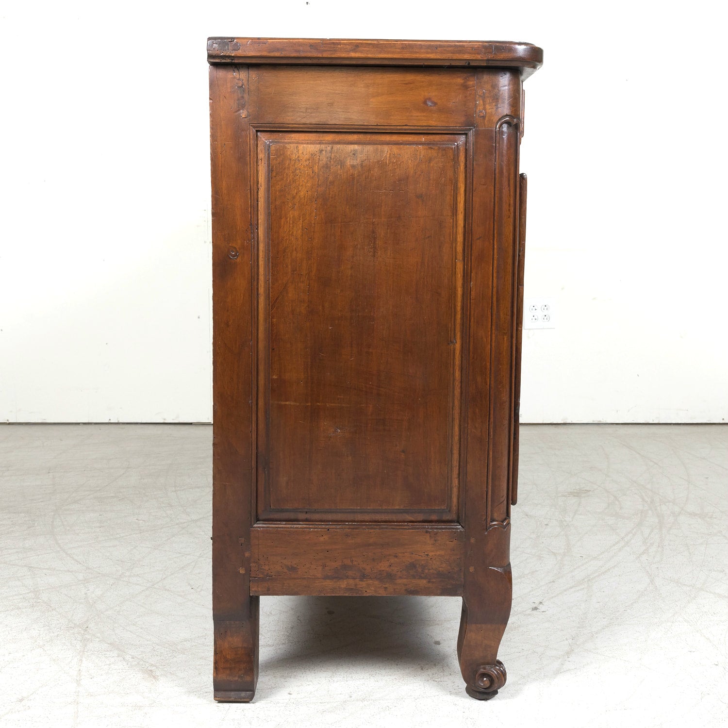 18th Century French Country Louis XV Period Walnut Enfilade Buffet