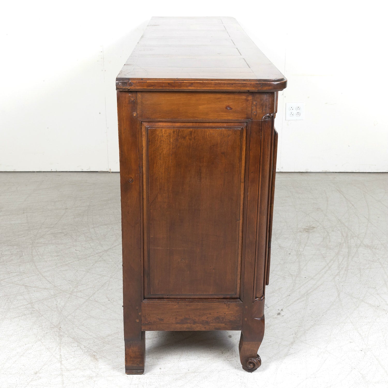 18th Century French Country Louis XV Period Walnut Enfilade Buffet