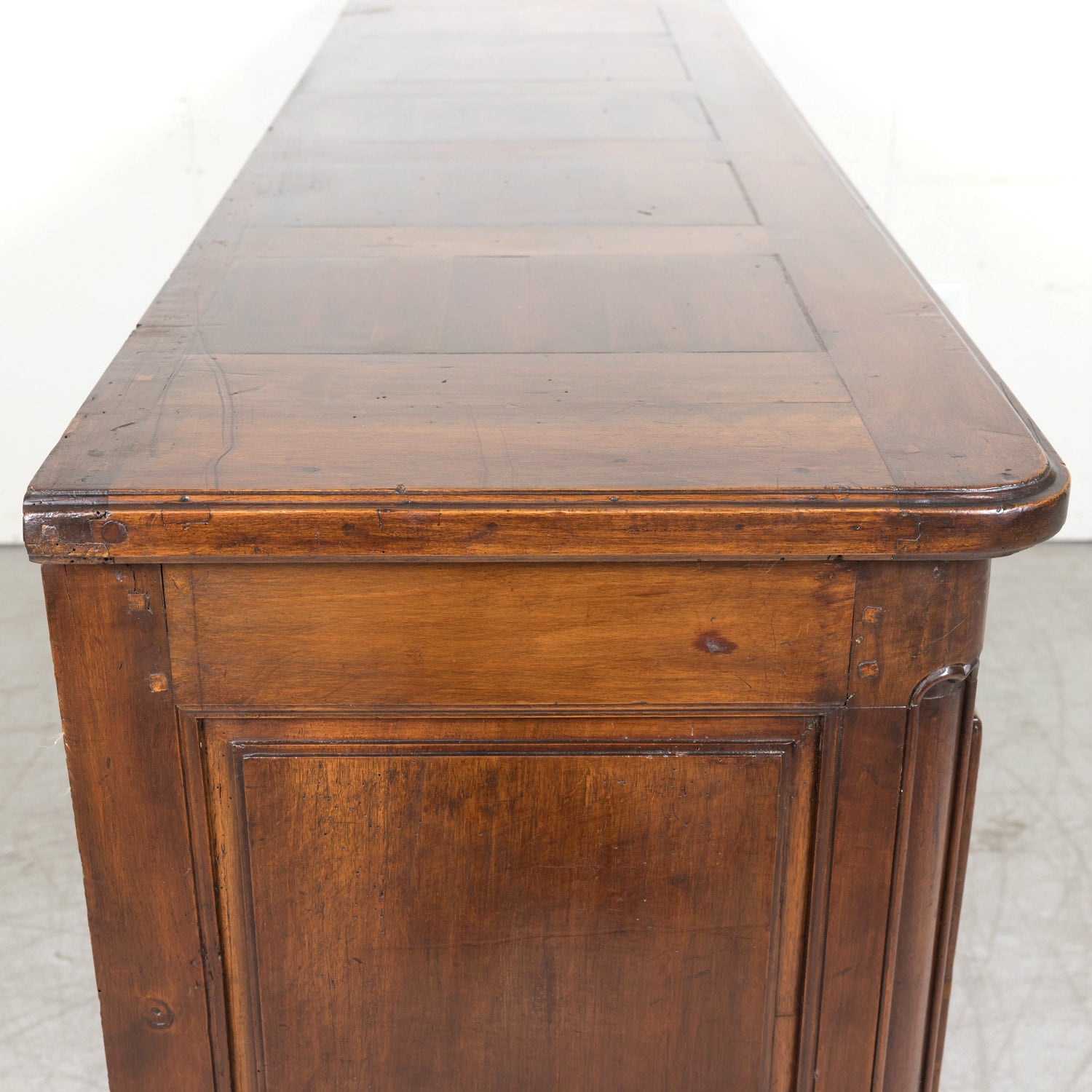 18th Century French Country Louis XV Period Walnut Enfilade Buffet