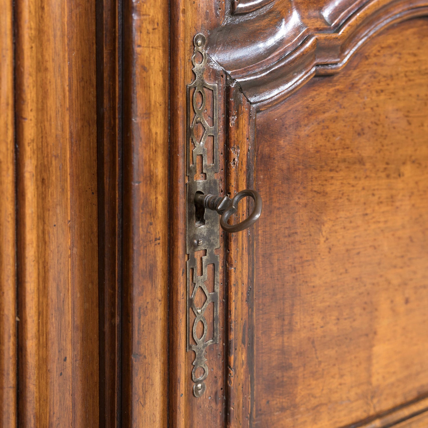 18th Century French Country Louis XV Period Walnut Enfilade Buffet