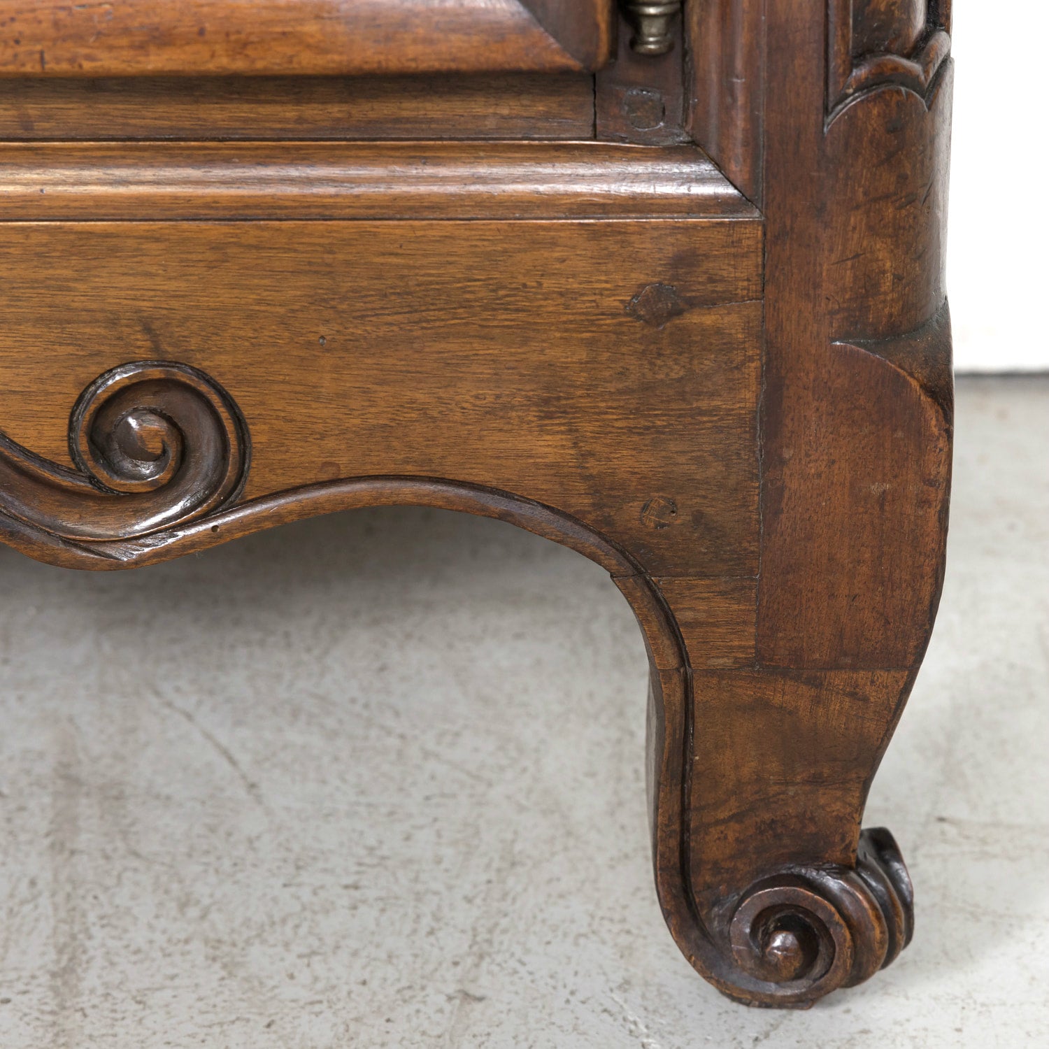 18th Century French Country Louis XV Period Walnut Enfilade Buffet