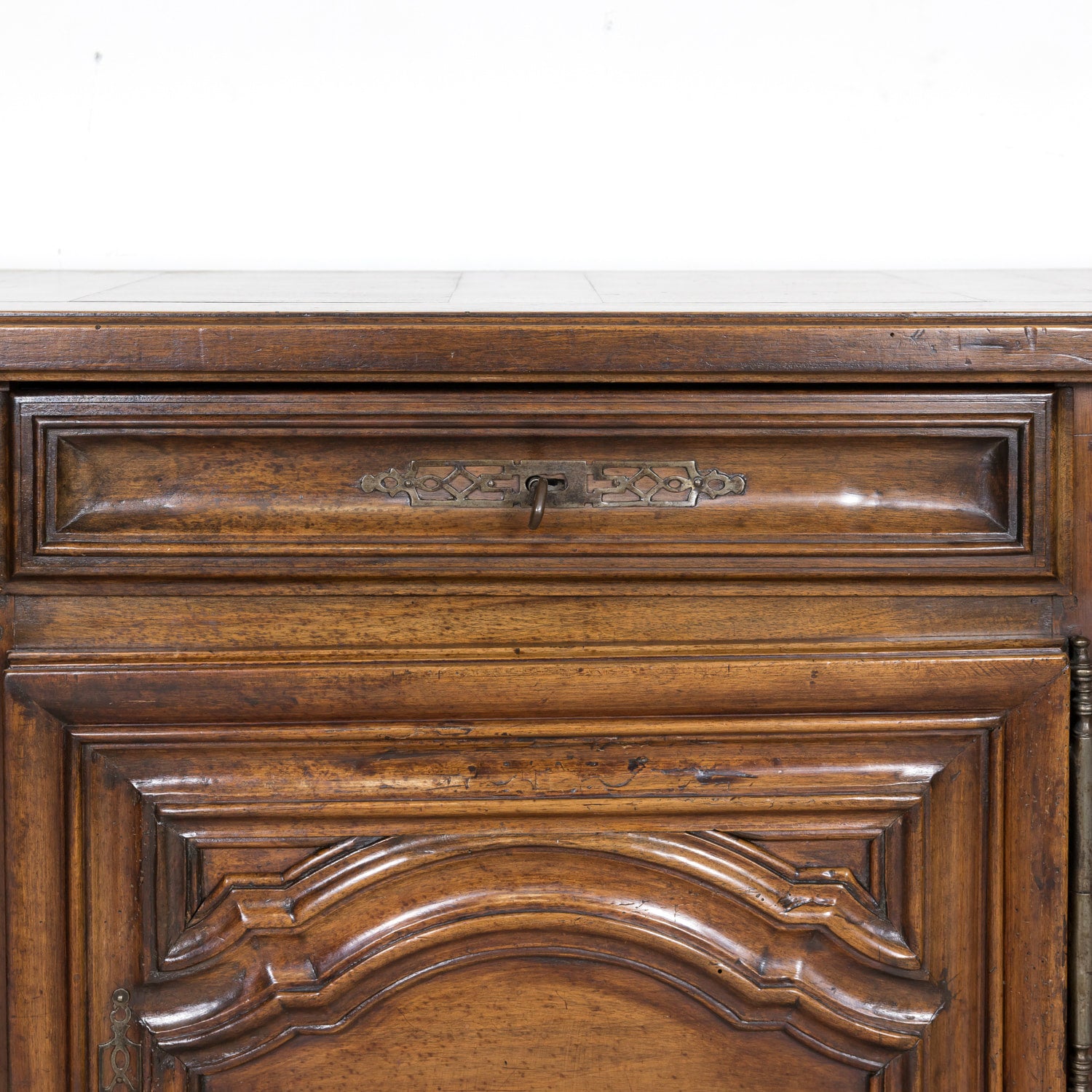 18th Century French Country Louis XV Period Walnut Enfilade Buffet