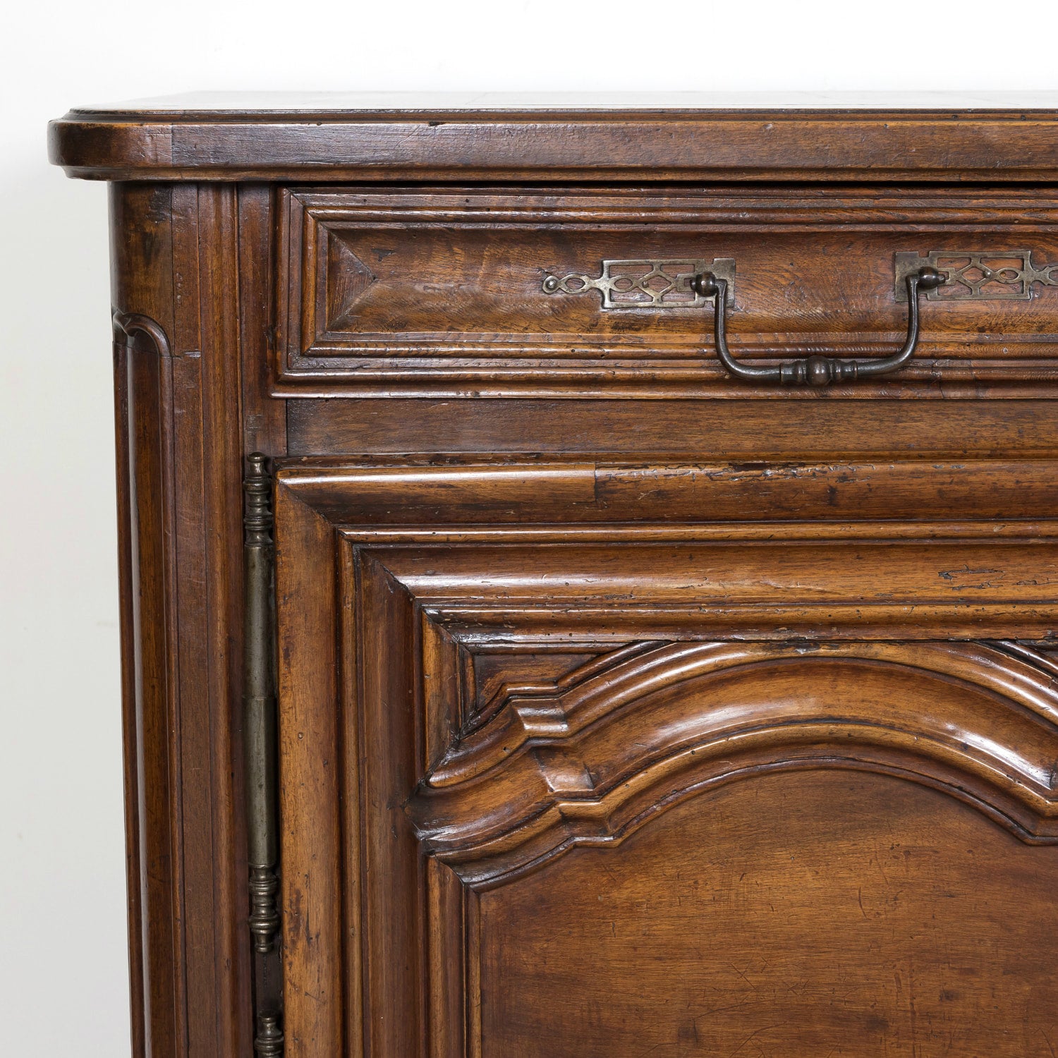 18th Century French Country Louis XV Period Walnut Enfilade Buffet