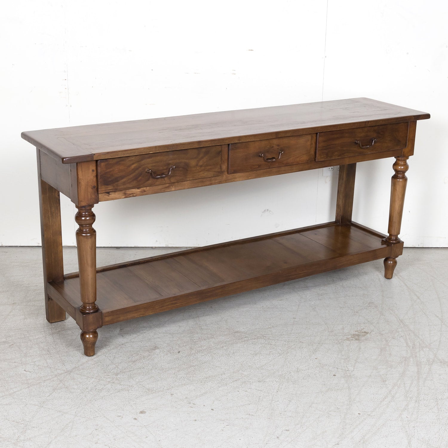 SOLD Louis Philippe Cherry Console Table