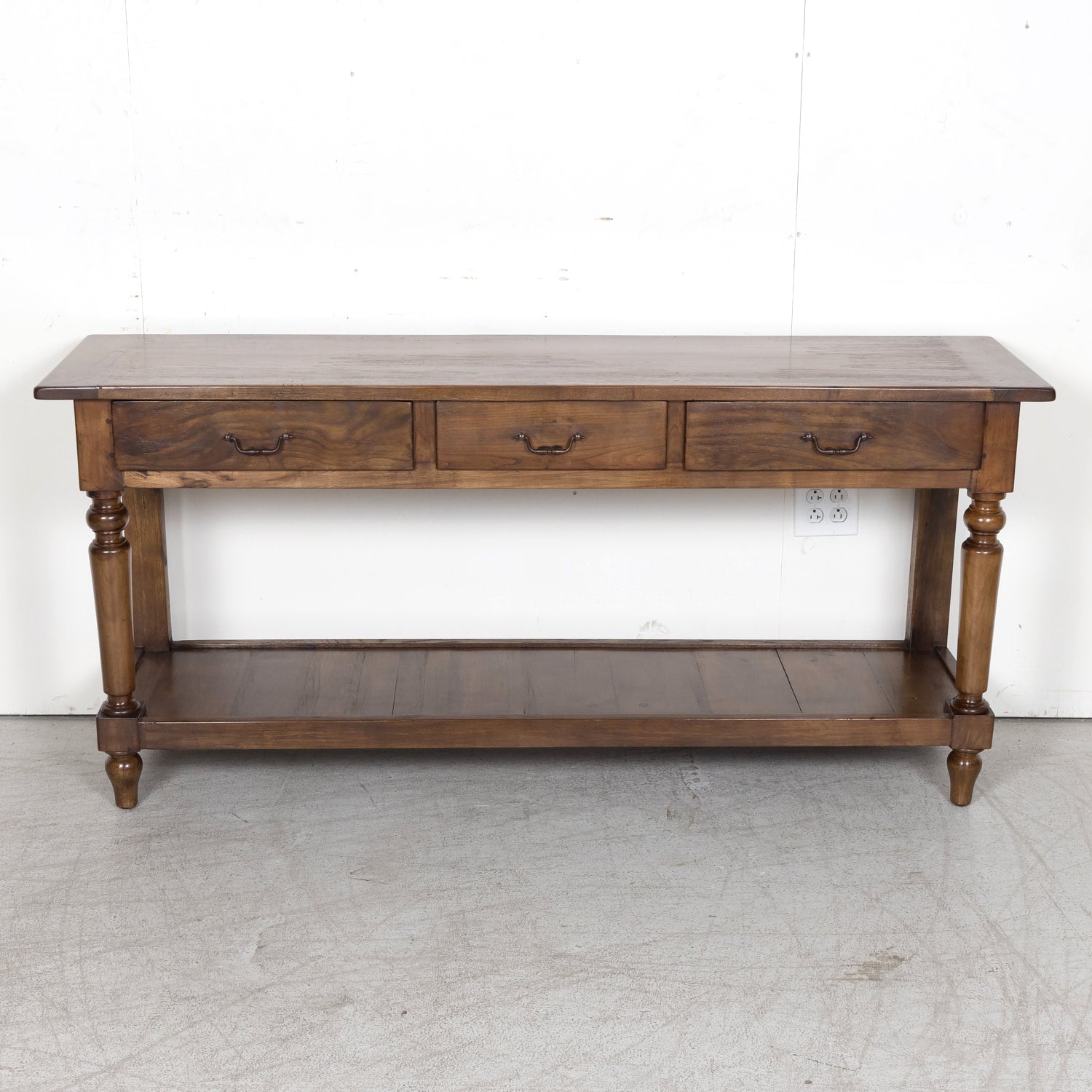 SOLD Louis Philippe Cherry Console Table