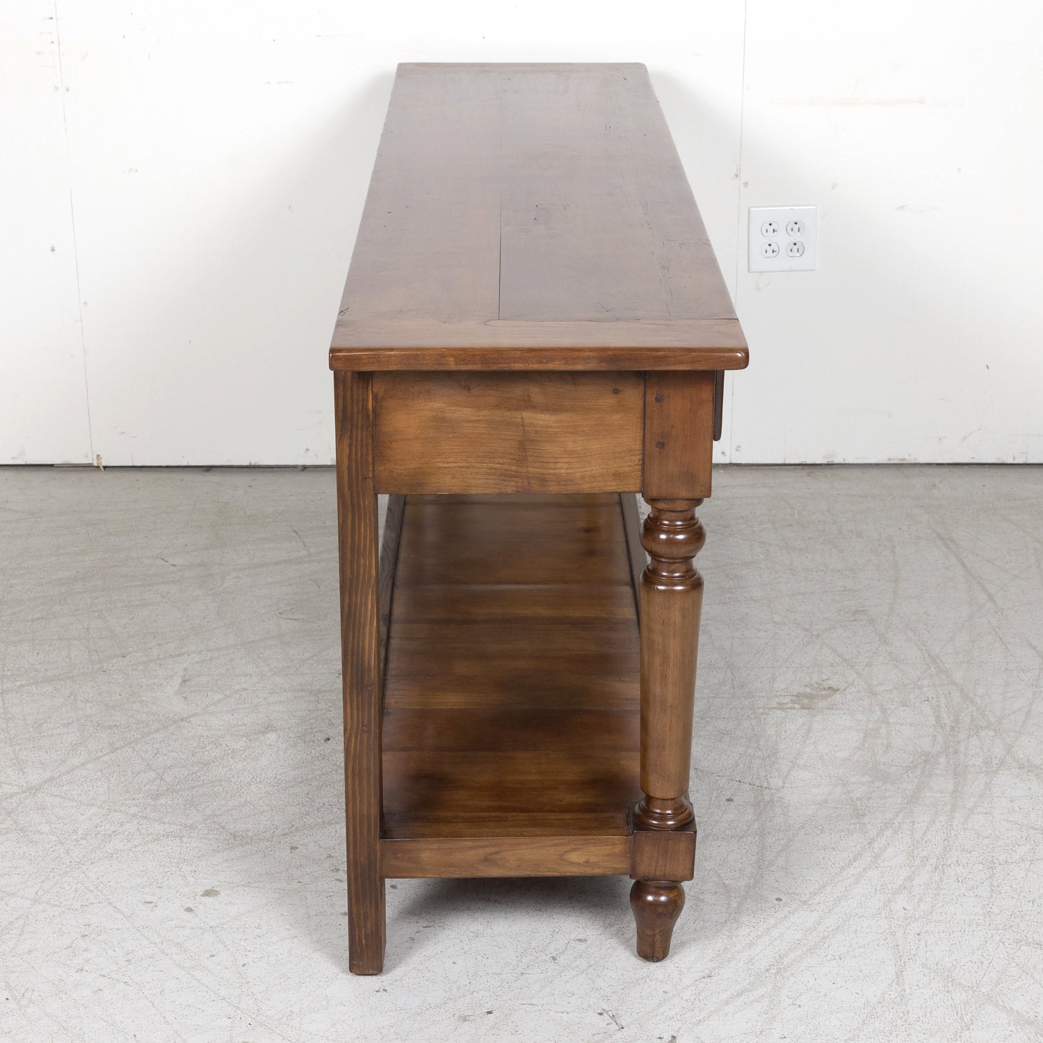 SOLD Louis Philippe Cherry Console Table