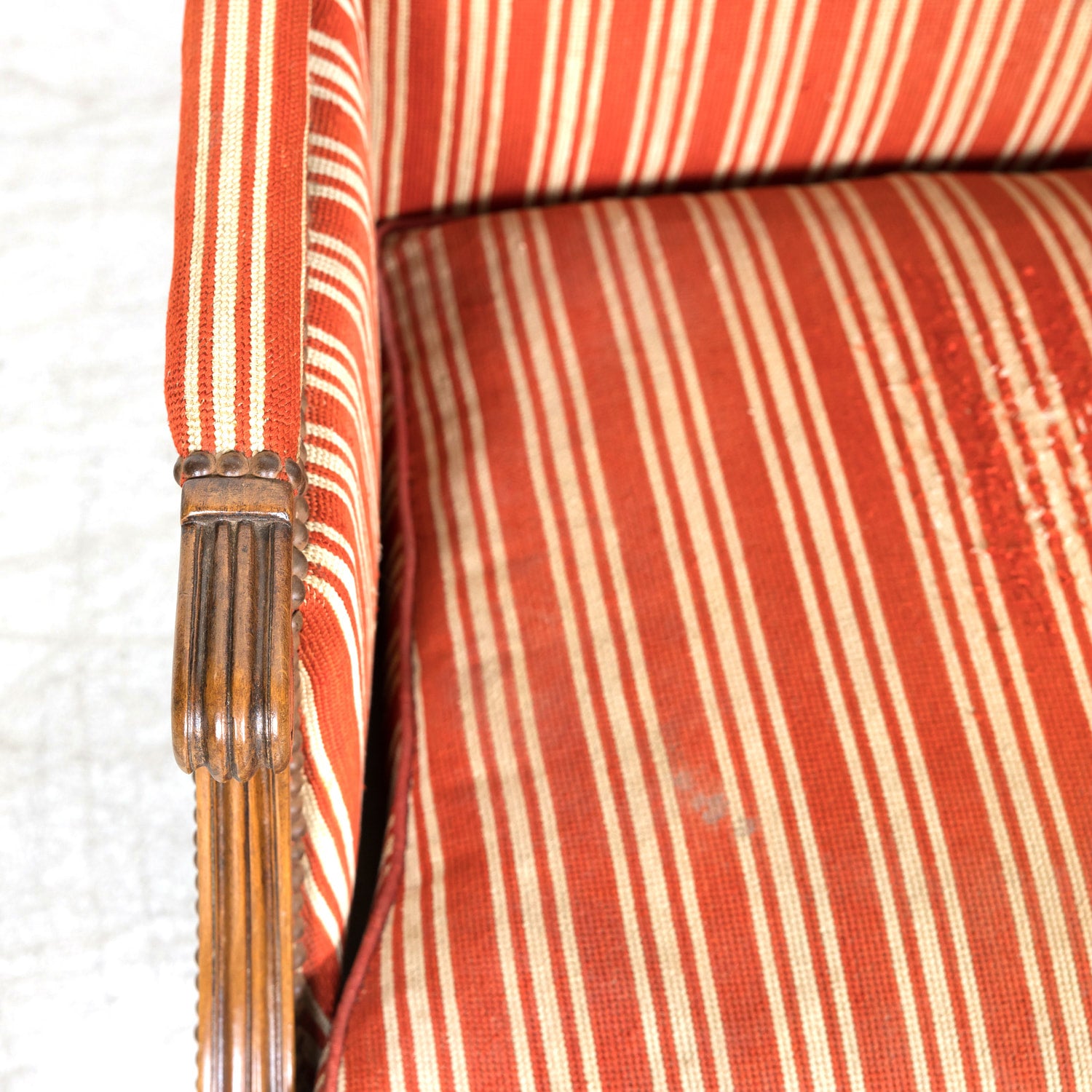 Pair of 19th Century French Louis XVI Style Oversized Bergere Marquise Armchairs