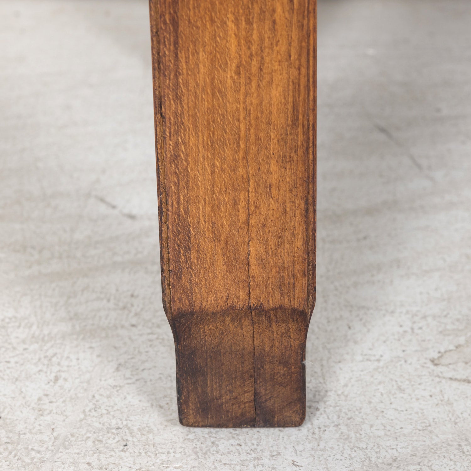 1920s French Art Deco Period Billot de Boucher or Butcher Table