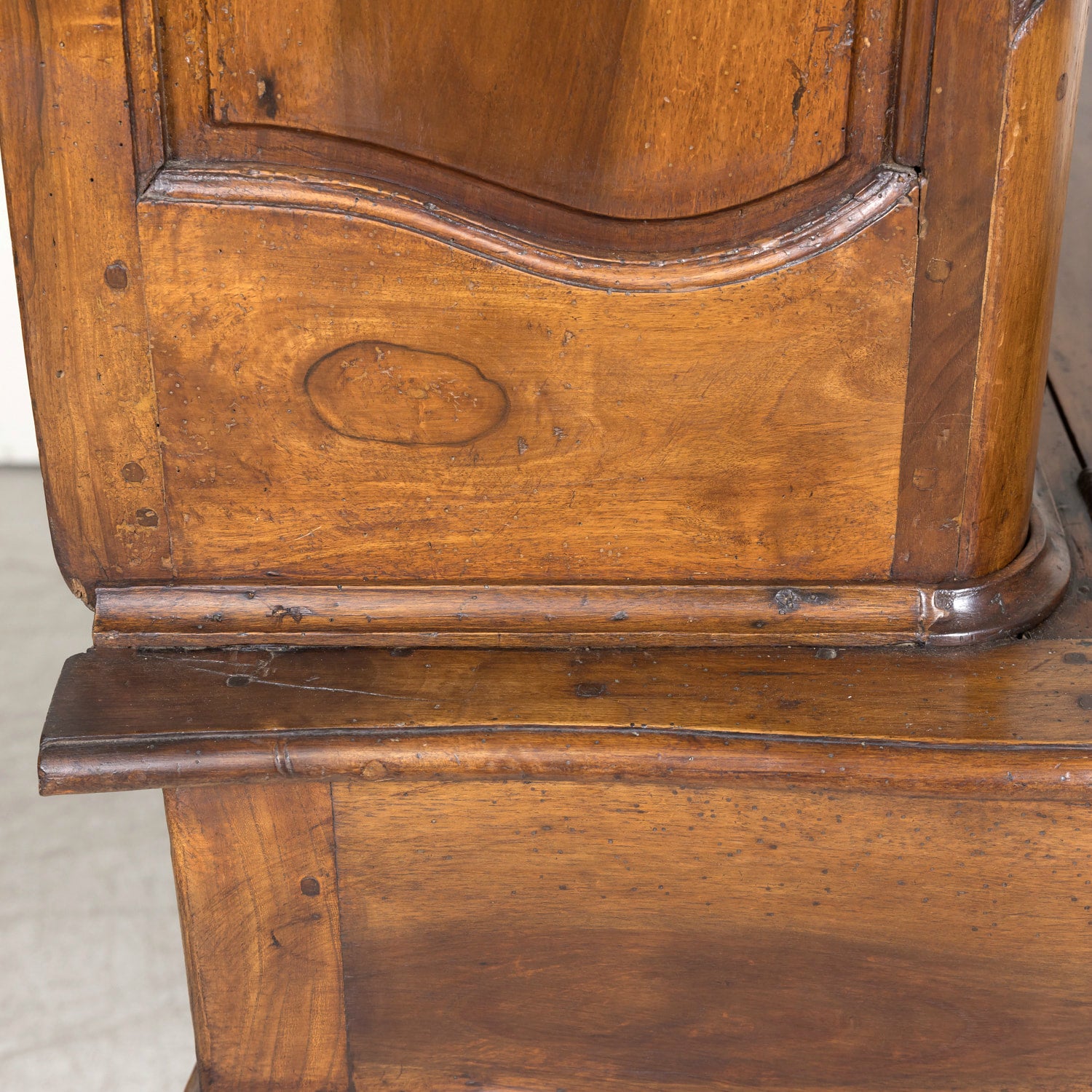 Rare 18th Century French Louis XV Period Walnut Lyonnaise Chateau Bonheur du Jour or Secretary