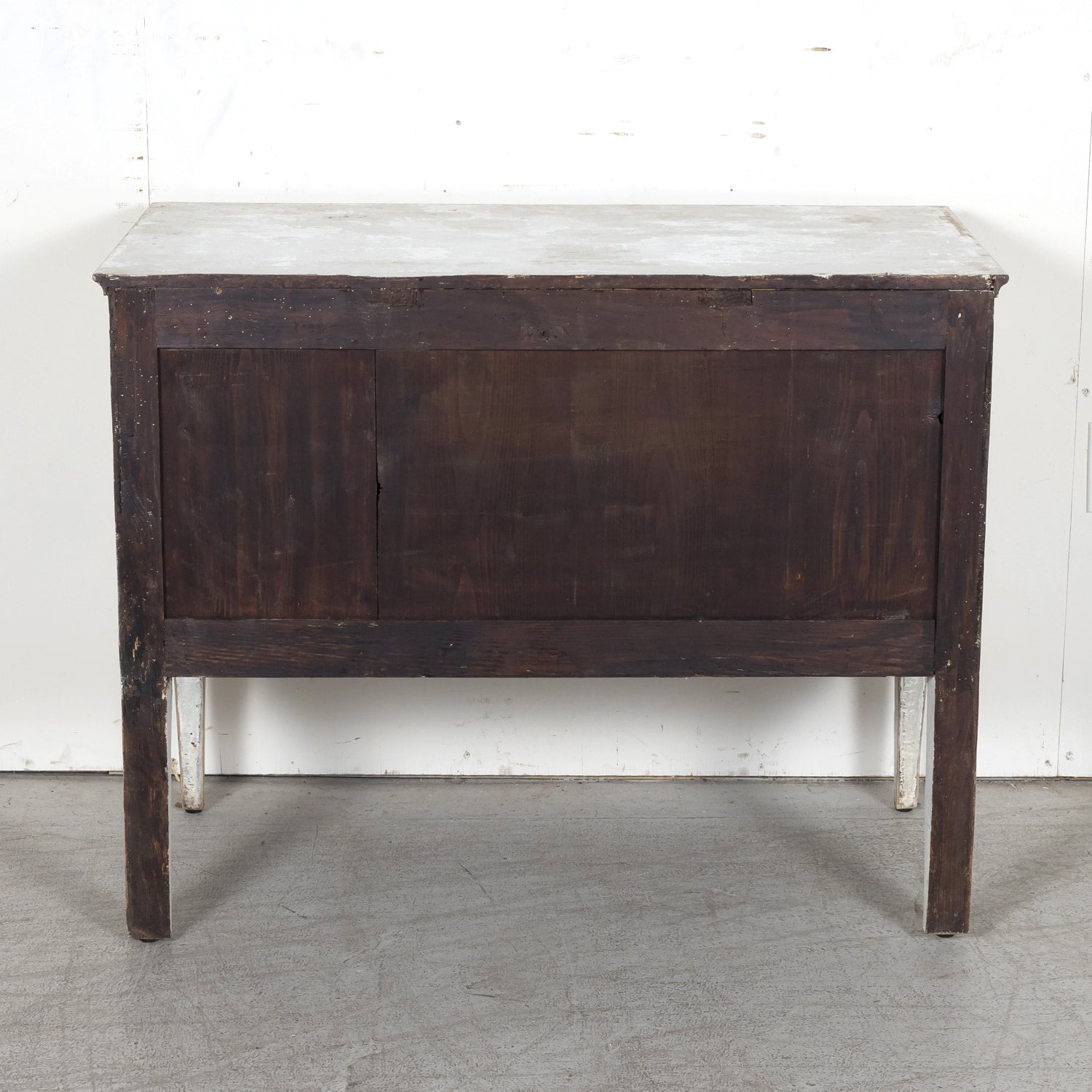 19th Century French Louis XVI Style Painted Commode Sauteuse