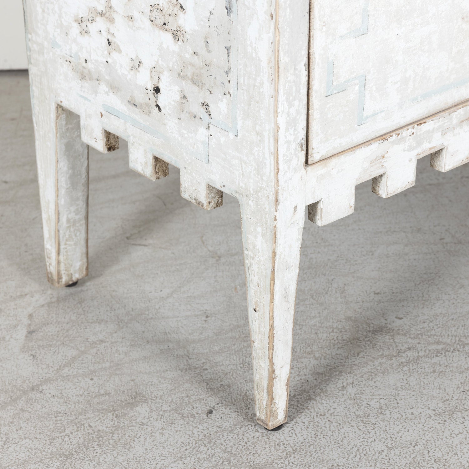 19th Century French Louis XVI Style Painted Commode Sauteuse