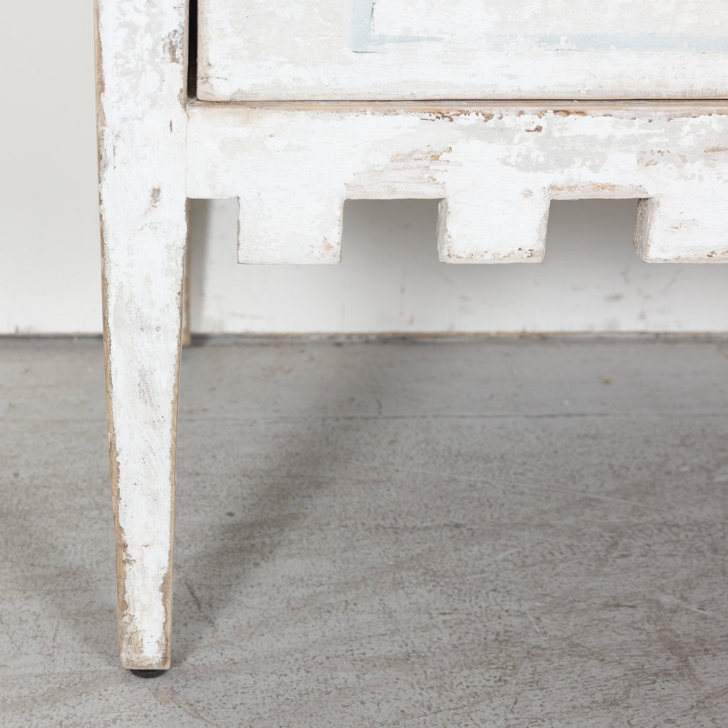 19th Century French Louis XVI Style Painted Commode Sauteuse