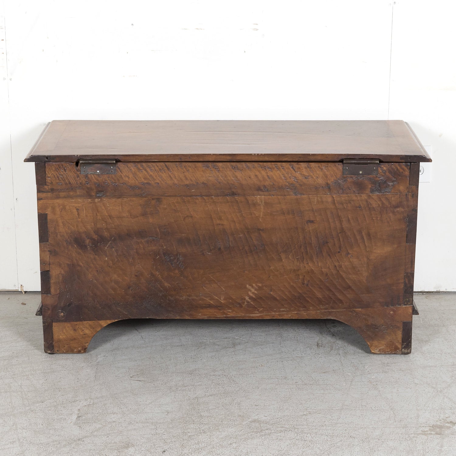 18th Century French Carved Gothic Style Walnut Coffer or Trunk