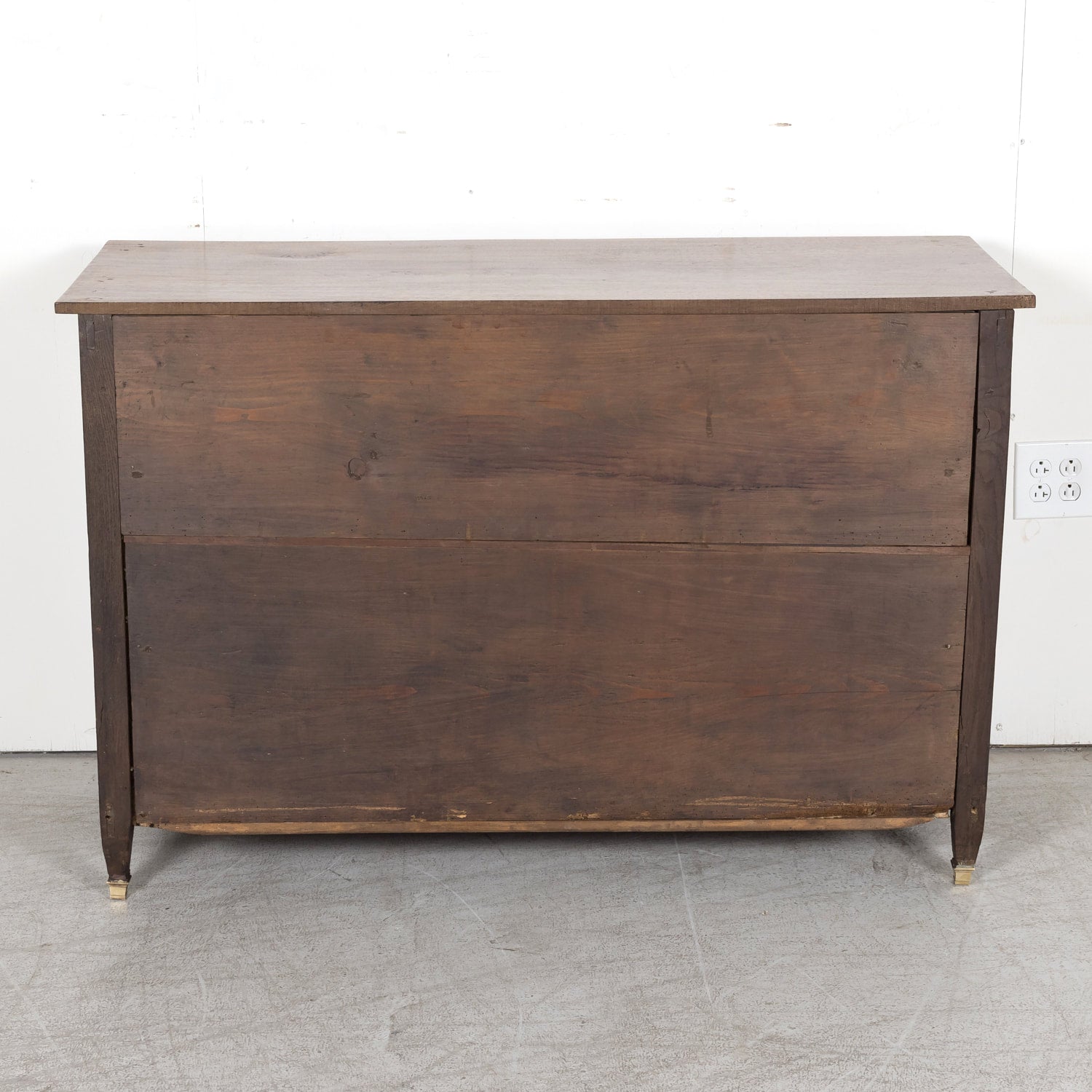 Early 19th Century French Louis XVI Style Walnut Three-Drawer Chest of Drawers or Commode