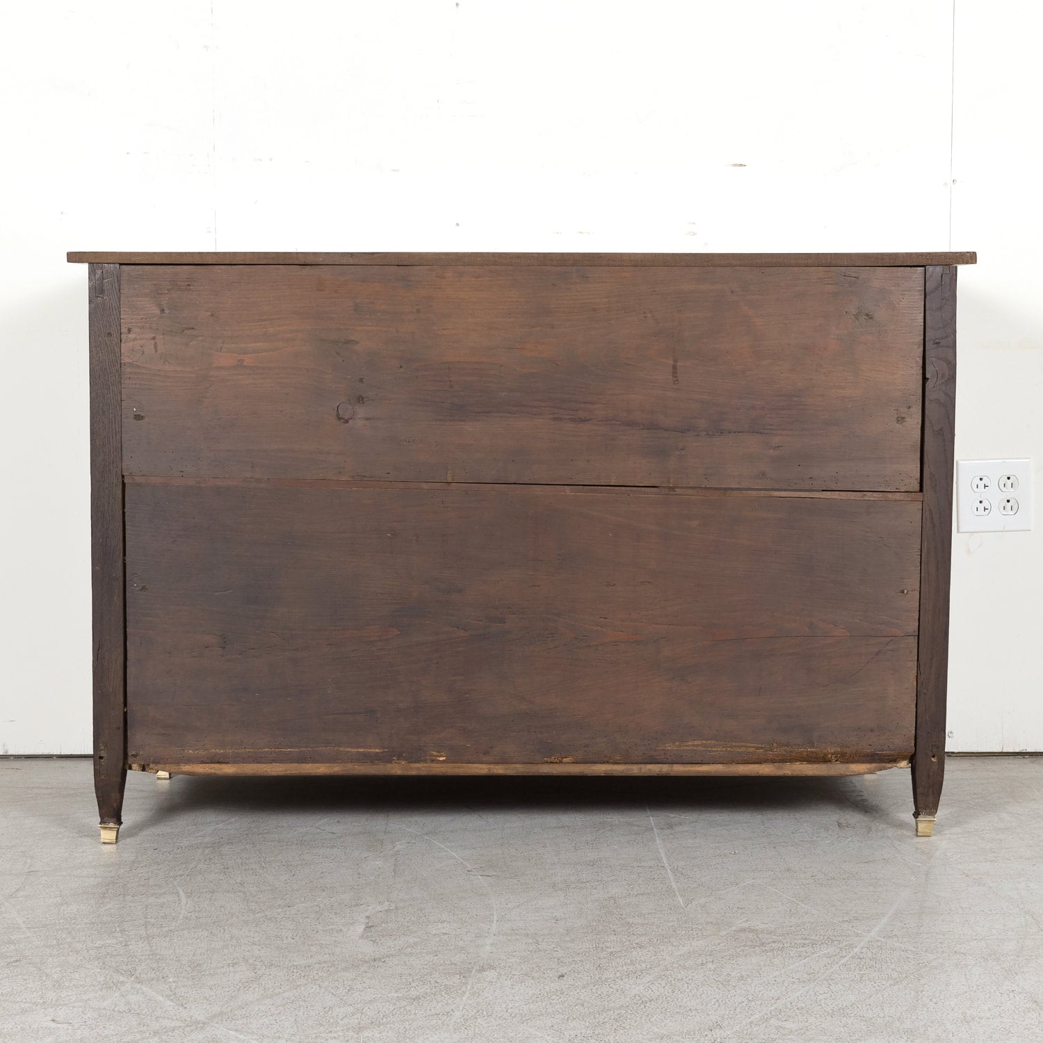 Early 19th Century French Louis XVI Style Walnut Three-Drawer Chest of Drawers or Commode