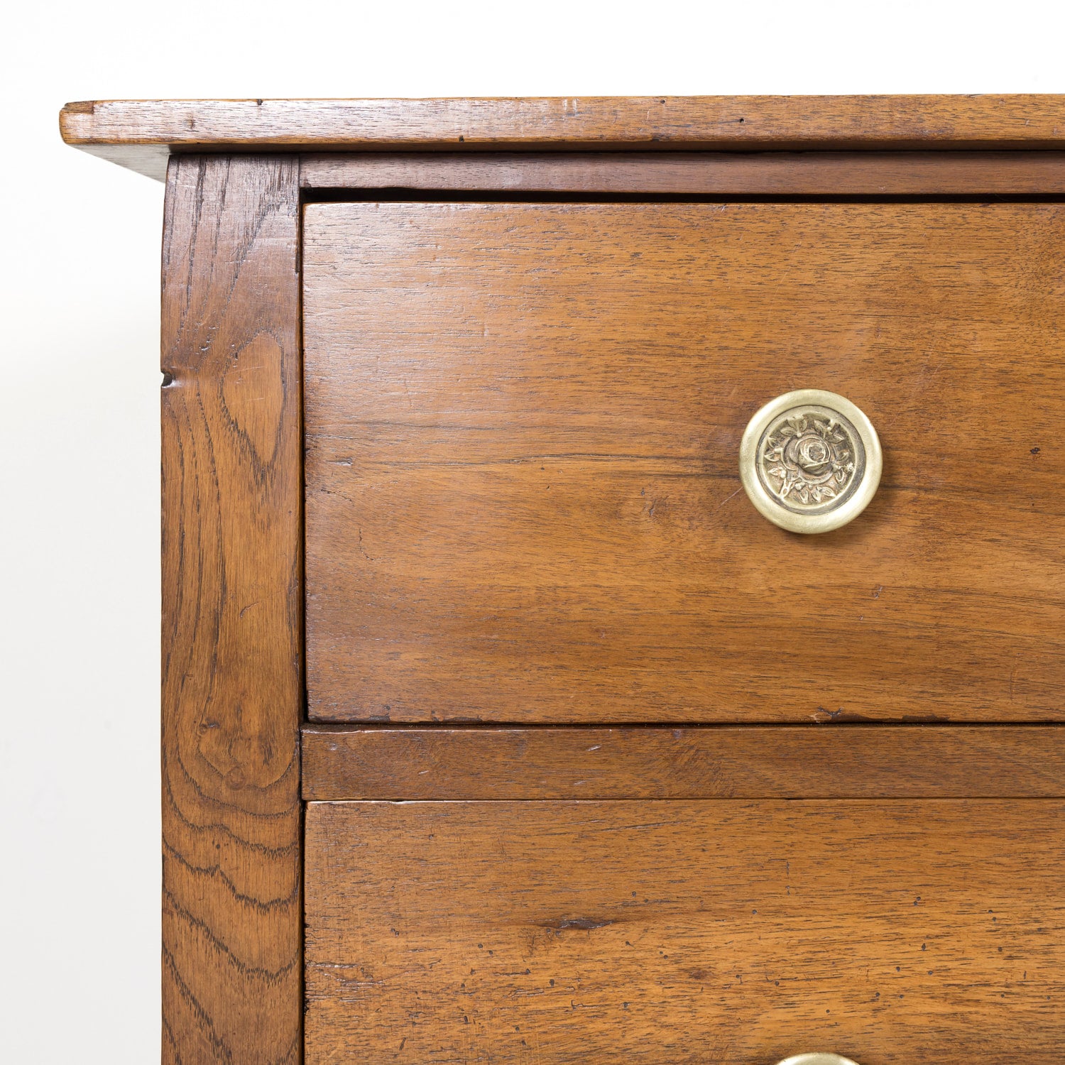 Early 19th Century French Louis XVI Style Walnut Three-Drawer Chest of Drawers or Commode