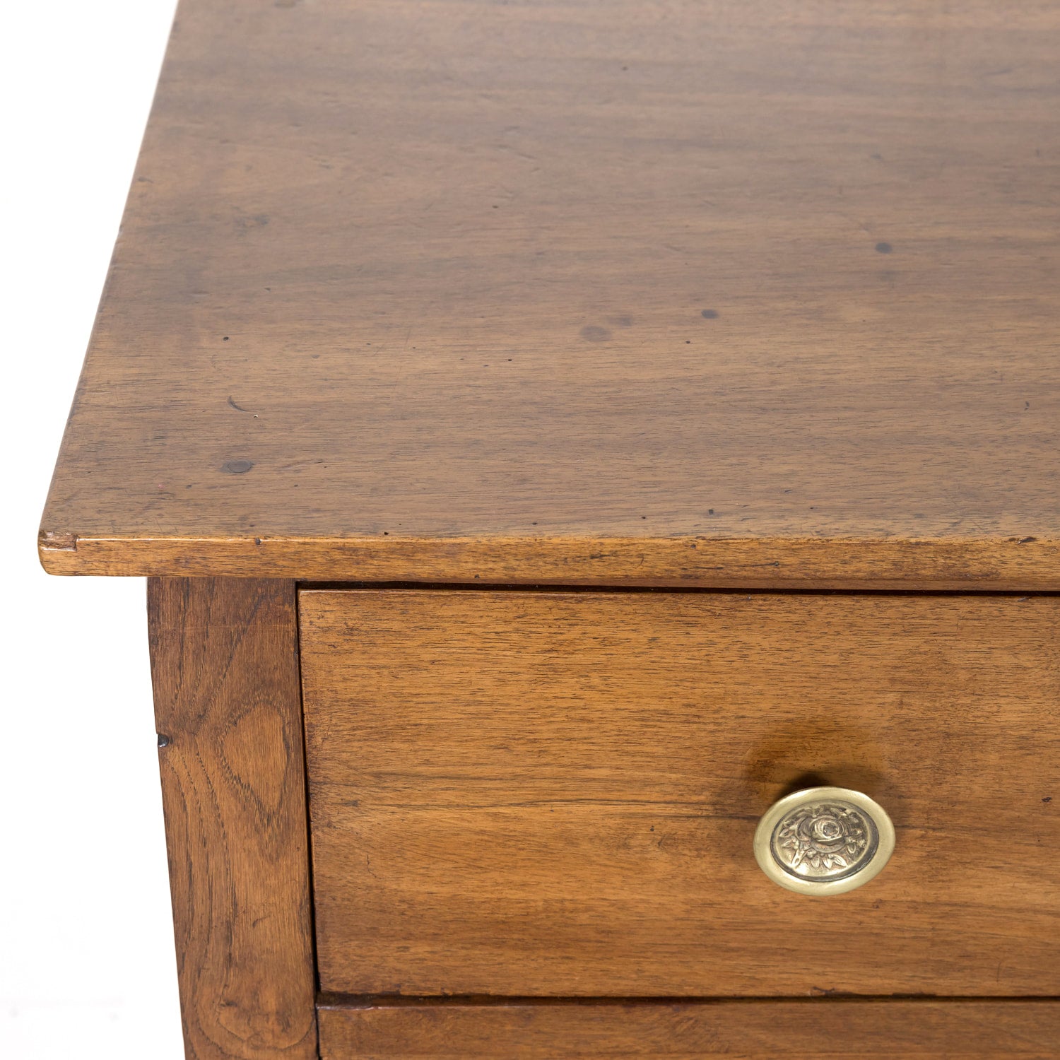 Early 19th Century French Louis XVI Style Walnut Three-Drawer Chest of Drawers or Commode