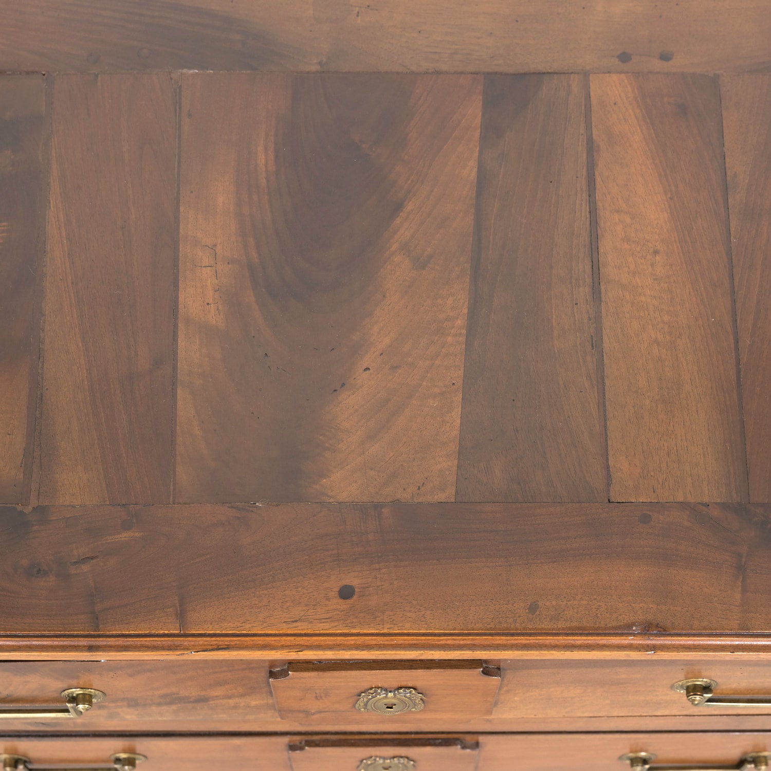 Early 19th Century French Louis XVI Style Two Drawer Walnut Commode Sauteuse