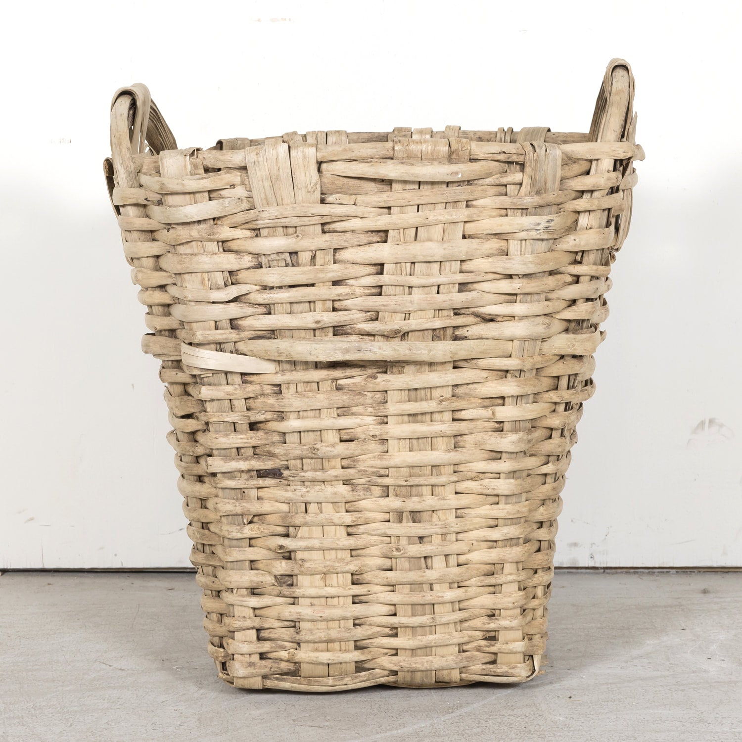 Early 20th Century Antique French Grape Hod or Gathering Basket