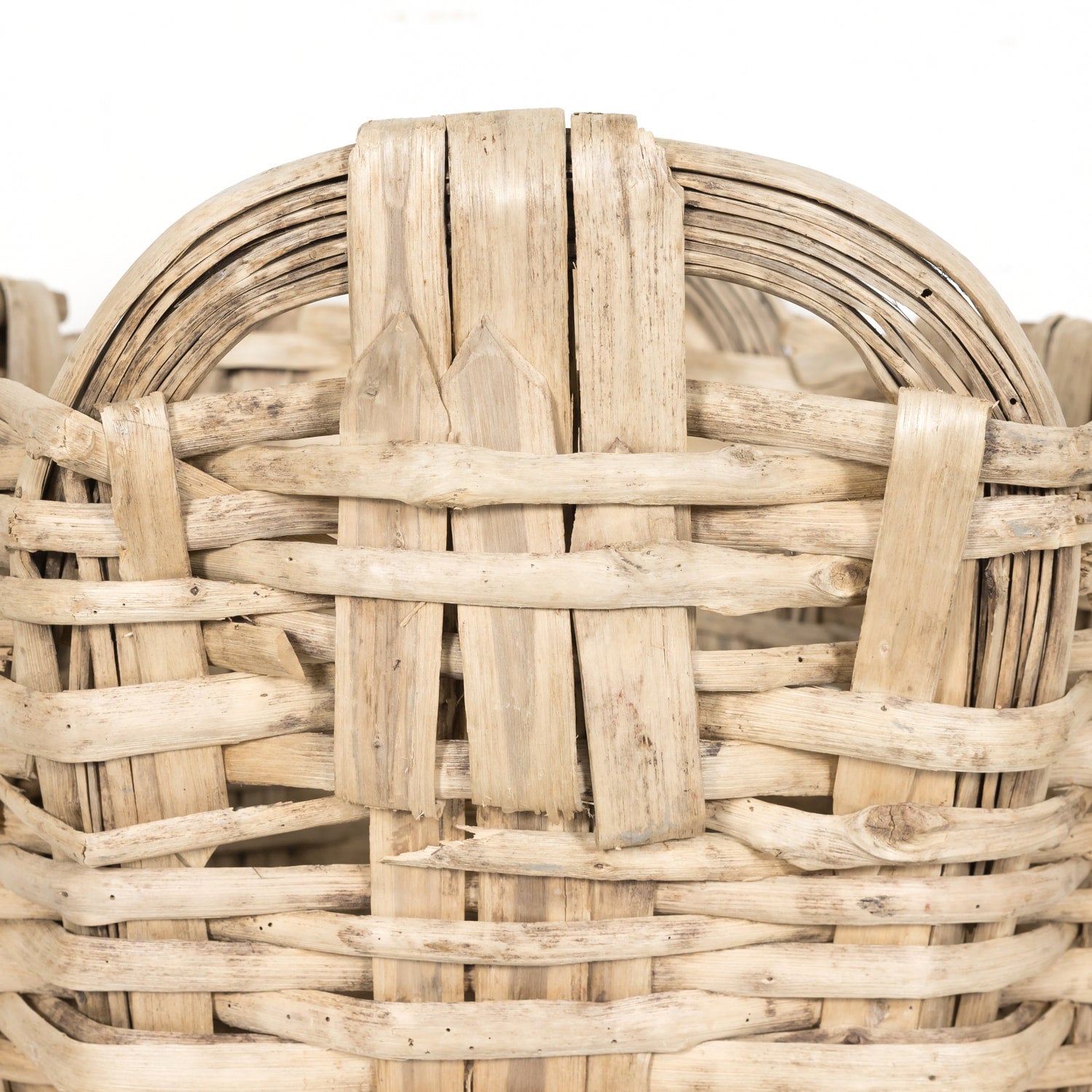 Early 20th Century Antique French Grape Hod or Gathering Basket