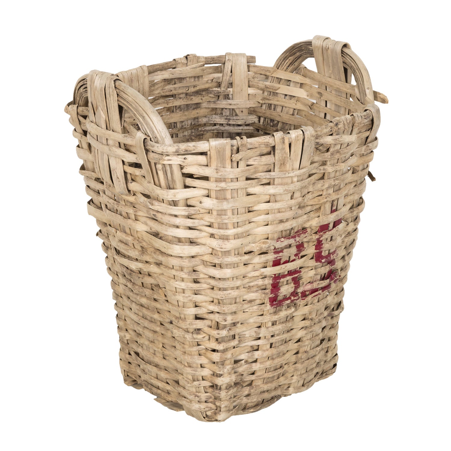 Early 20th Century Antique French Grape Hod or Gathering Basket