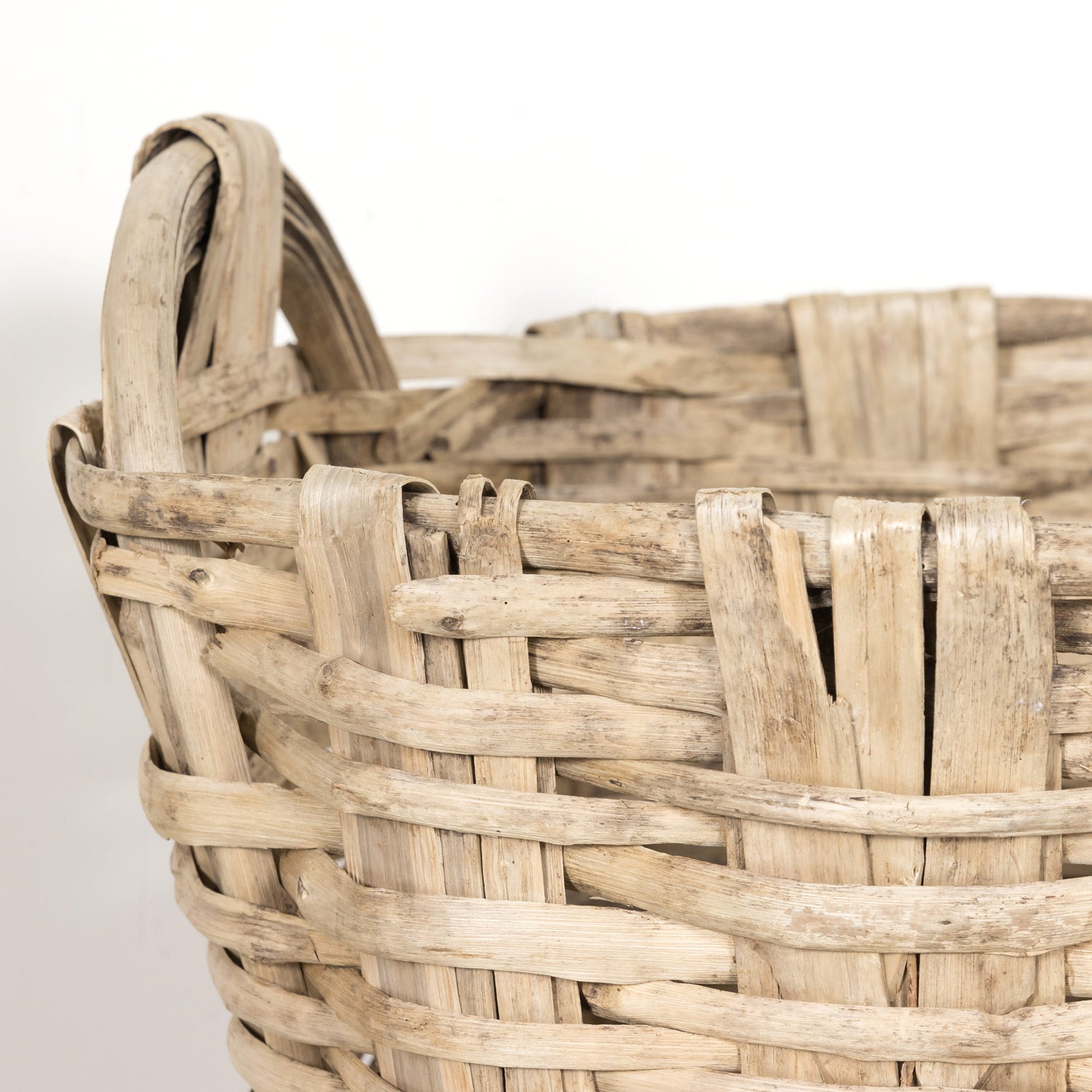 Early 20th Century Antique French Grape Hod or Gathering Basket