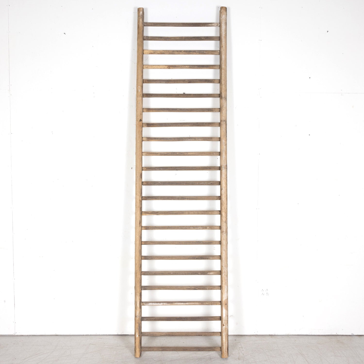 Large 19th Century French Oak Hay Ladder