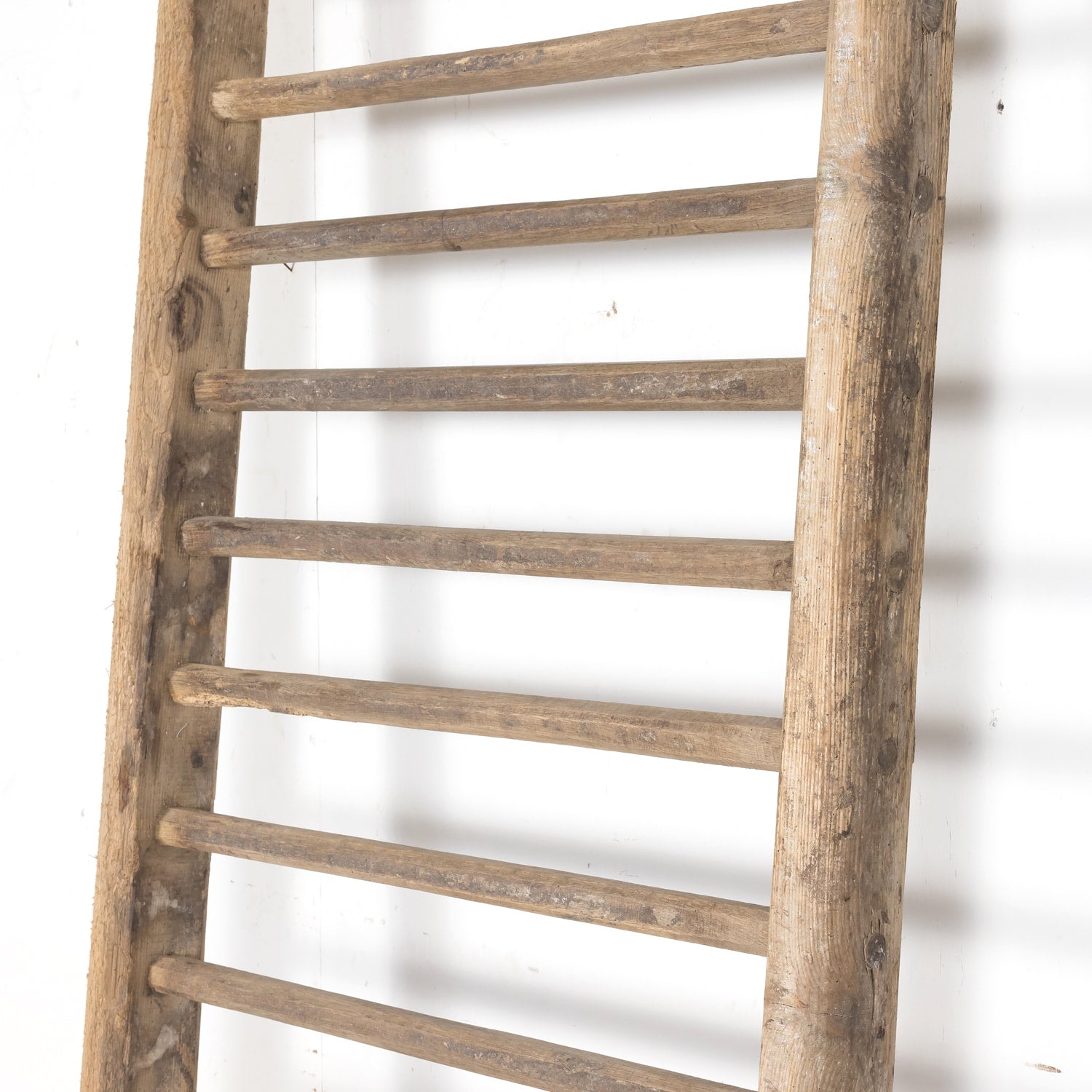 Large 19th Century French Oak Hay Ladder