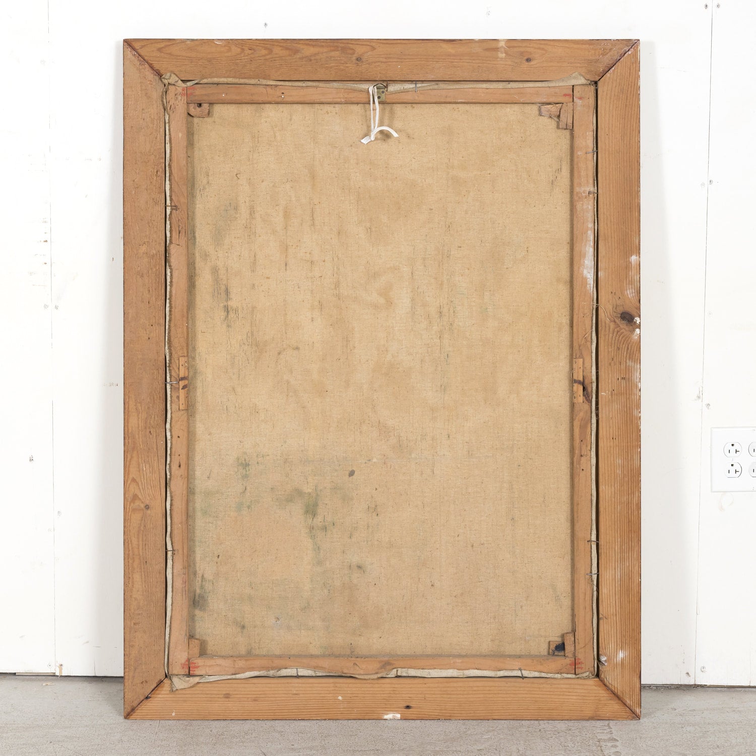 Large Late 19th Century Framed Italian Still Life of Dead Birds in Kitchen Oil on Canvas, Signed