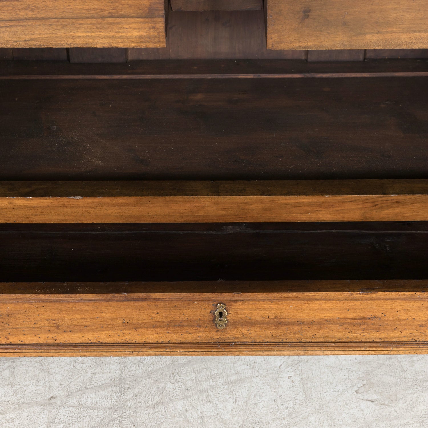 18th Century French Period Louis XVI Walnut Lyonnaise Armoire with Bottom Drawer