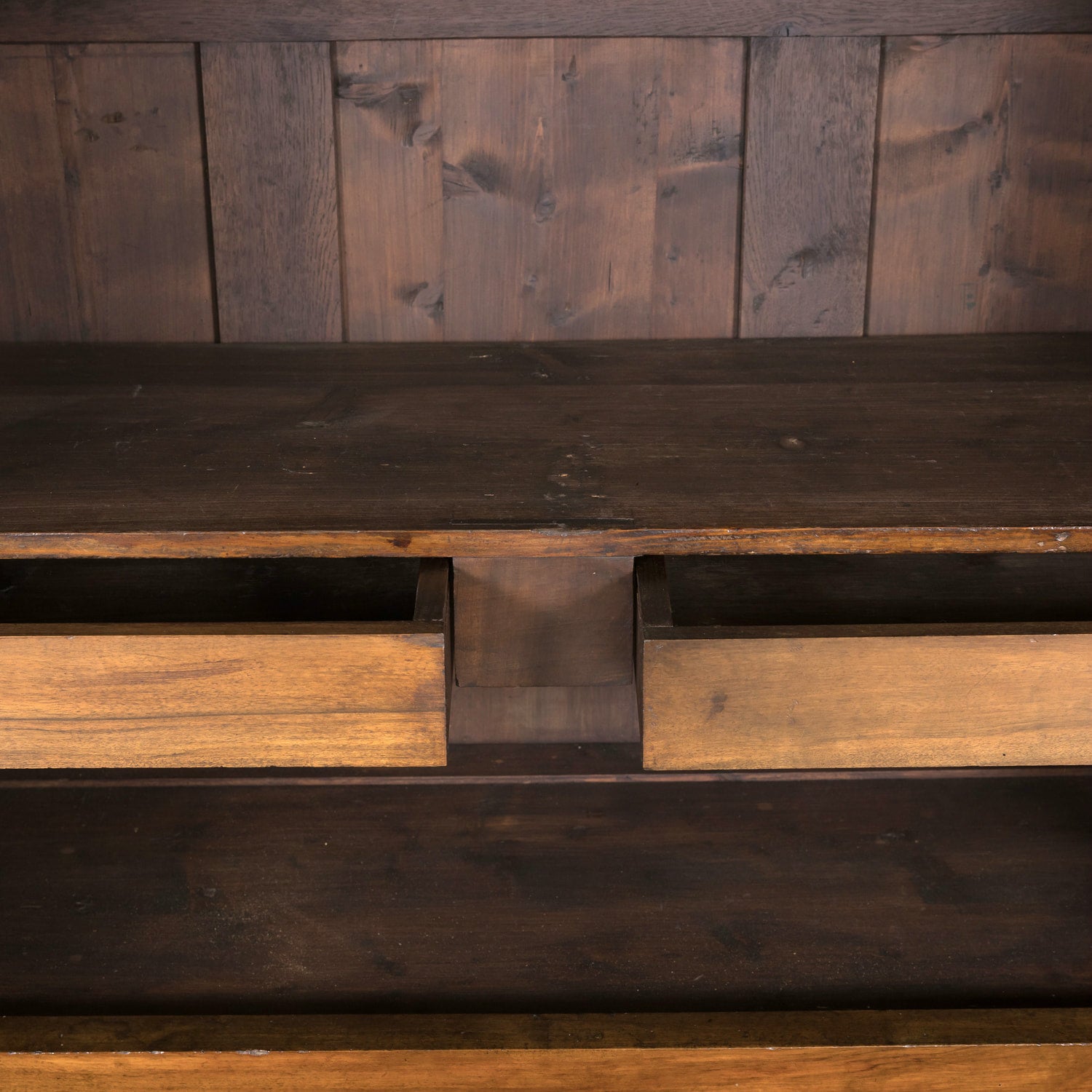 18th Century French Period Louis XVI Walnut Lyonnaise Armoire with Bottom Drawer