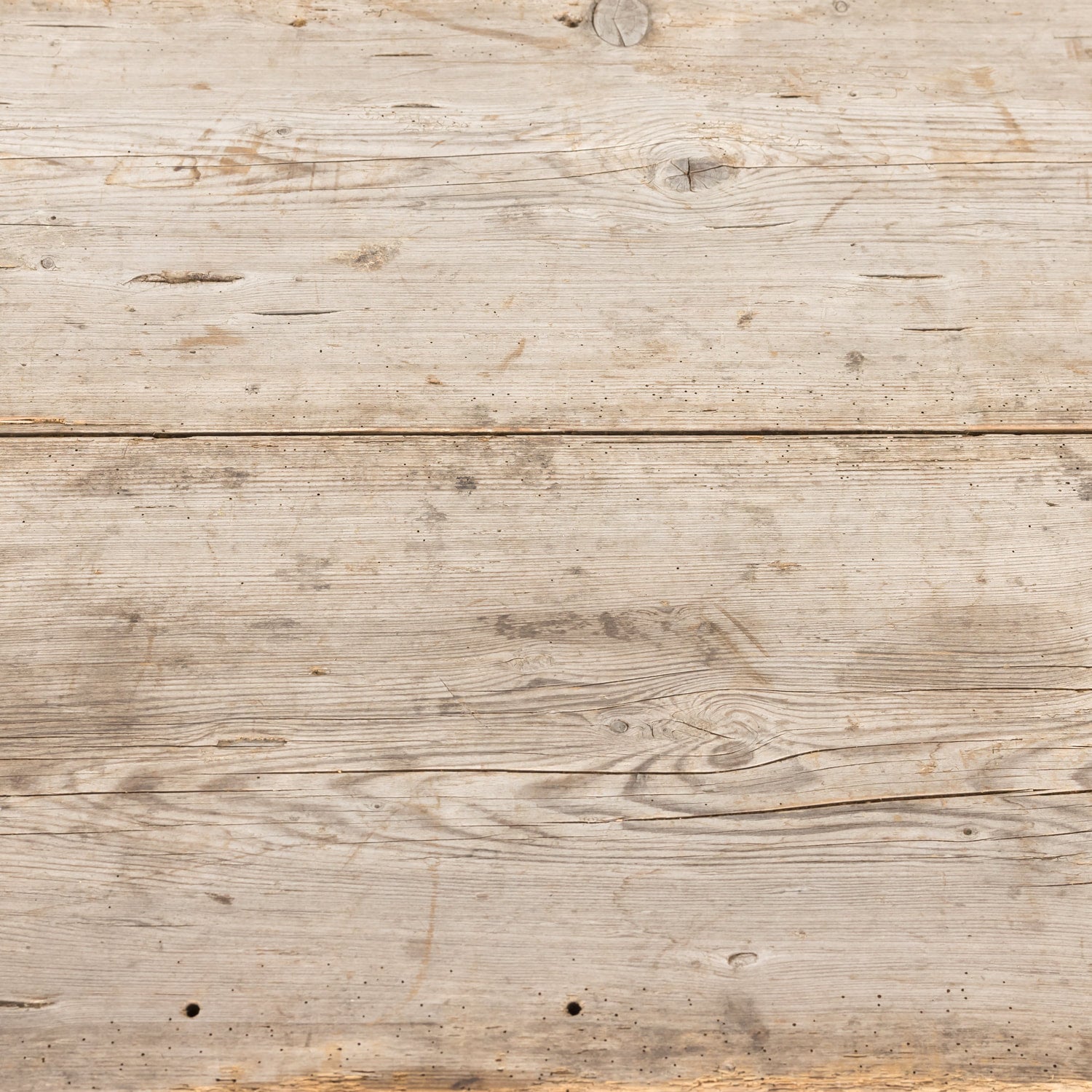 Late 19th Century French Washed Pine Harvest Trestle Table