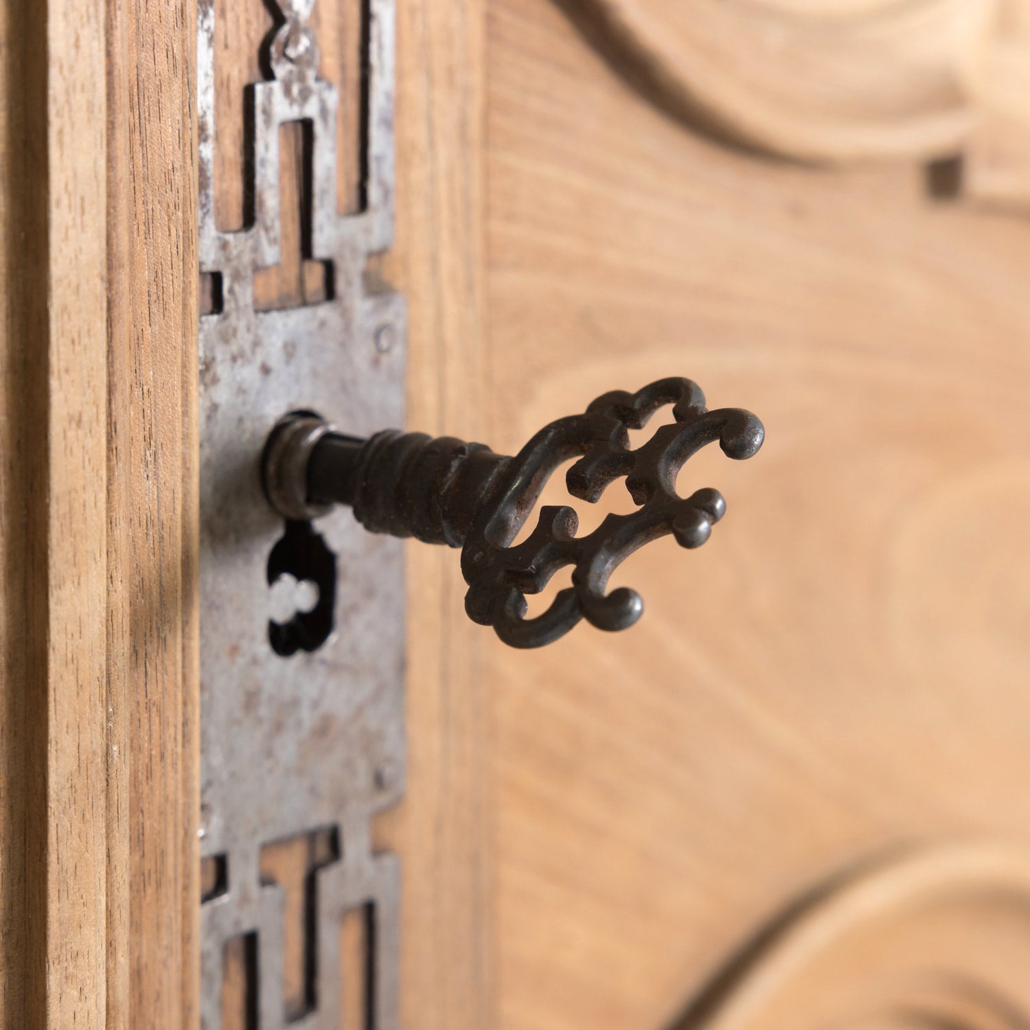 Exceptional 18th Century French Louis XV Period Bleached Walnut Lyonnaise Armoire