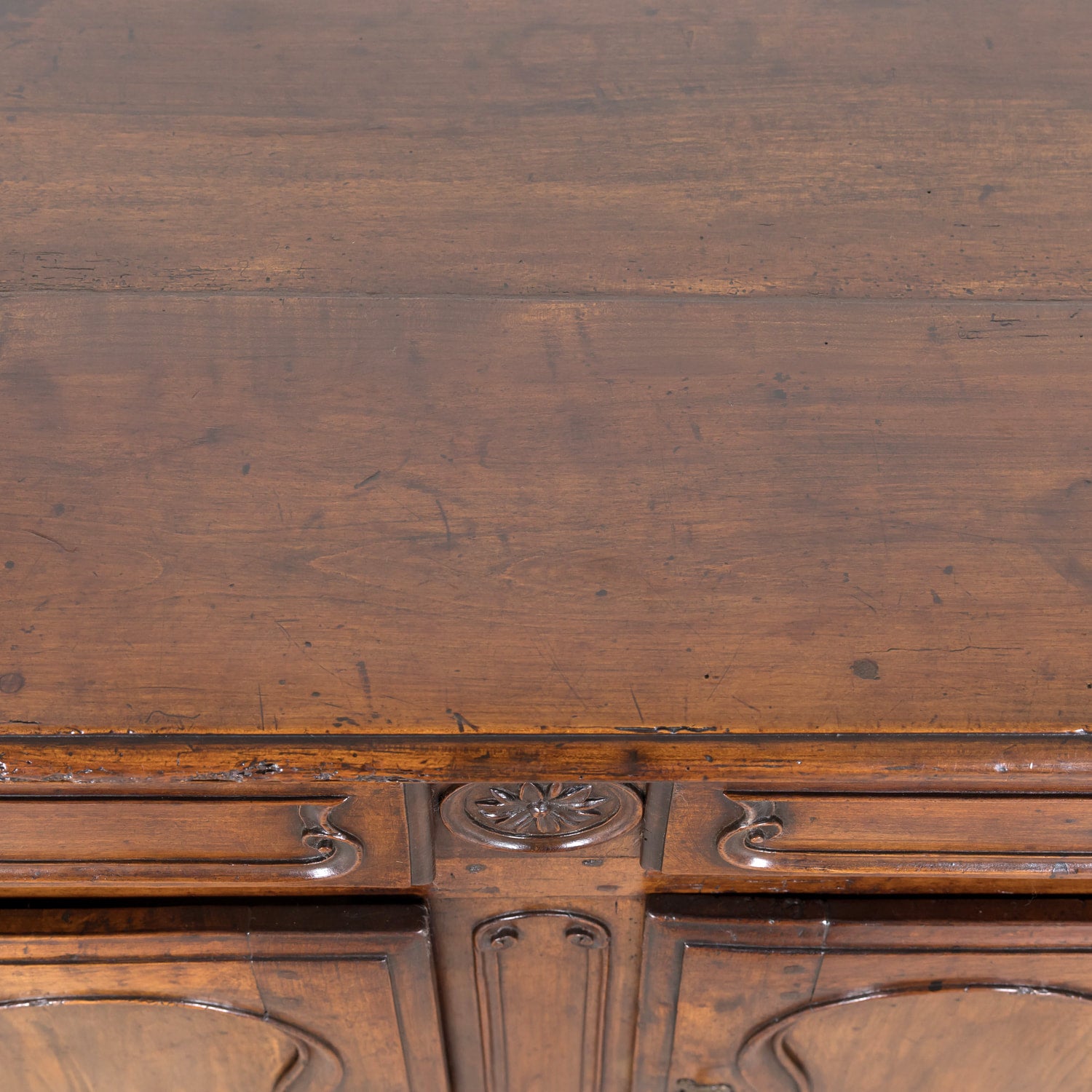 18th Century French Country Louis XV Period Walnut Bordelaise Buffet