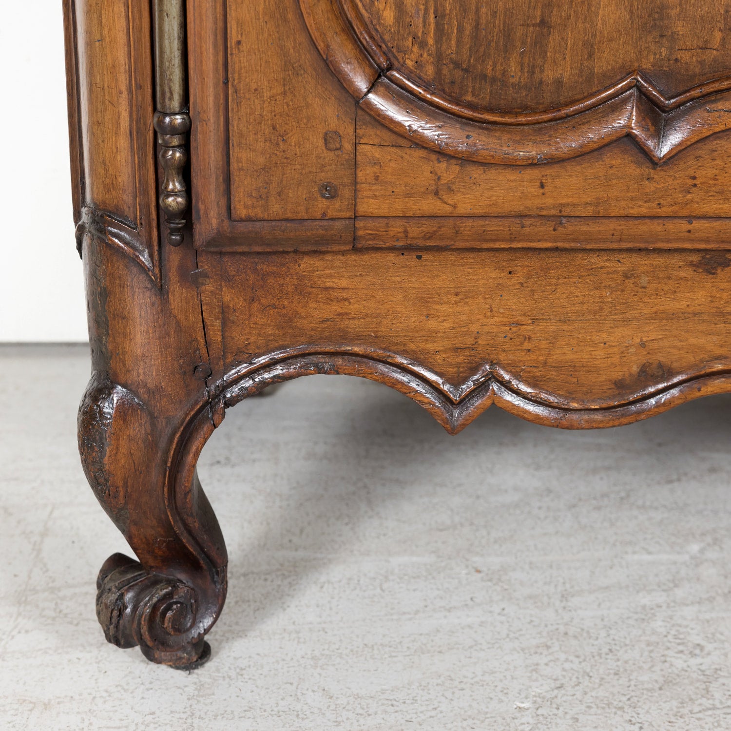 18th Century French Country Louis XV Period Walnut Bordelaise Buffet