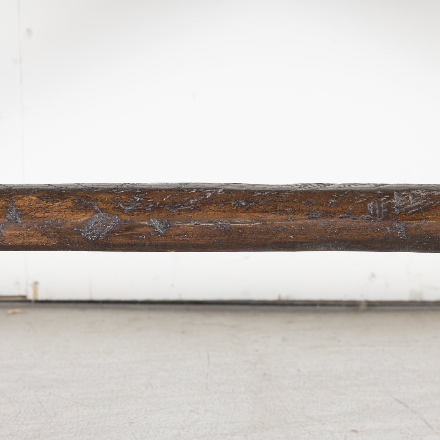 Rustic Late 19th Century Walnut Spanish Refectory or Monastery Trestle Dining Table
