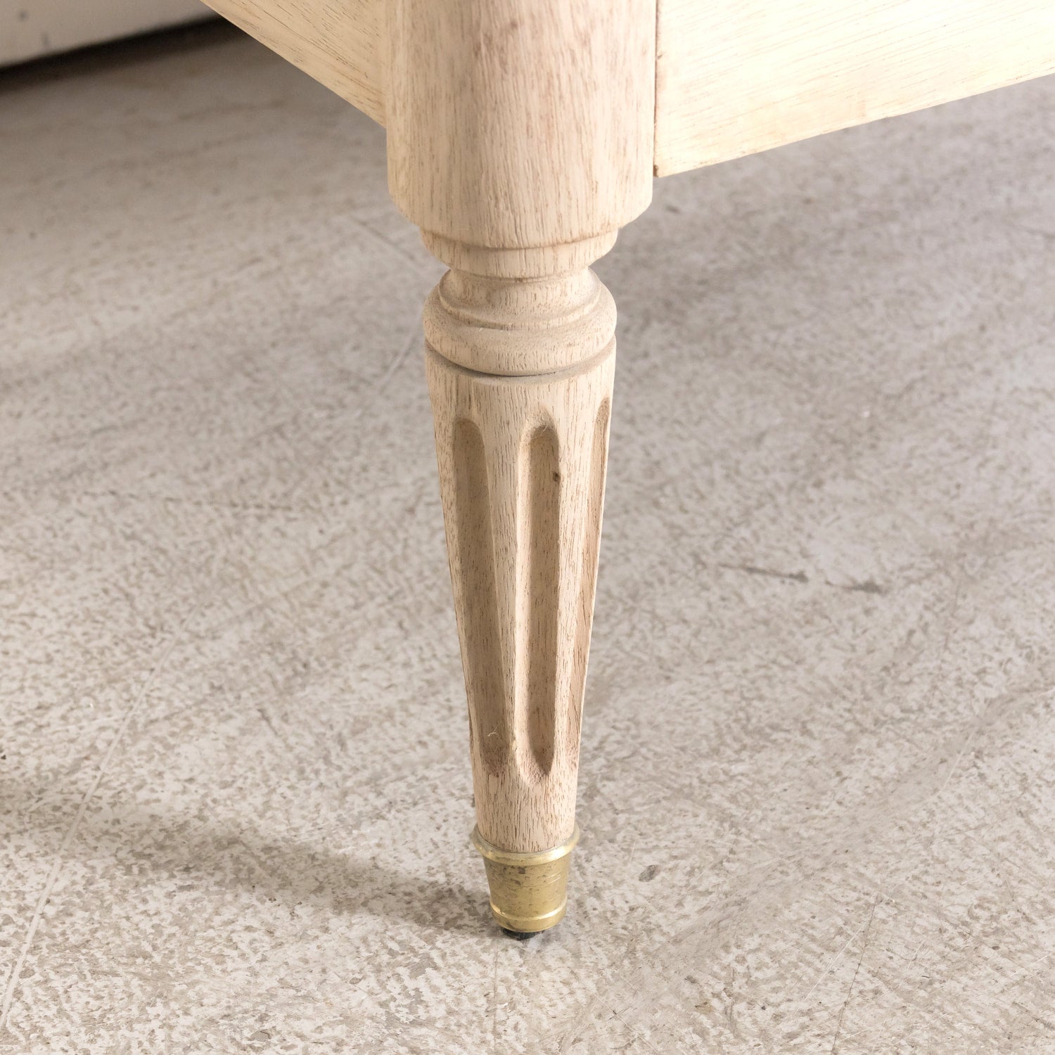 Early 20th Century French Louis XVI Style Bleached Mahogany Commode with Carrara Marble Top